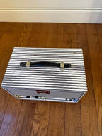 Benson Monarch Head - Oxblood Blue and White Pinstripes - Image 3