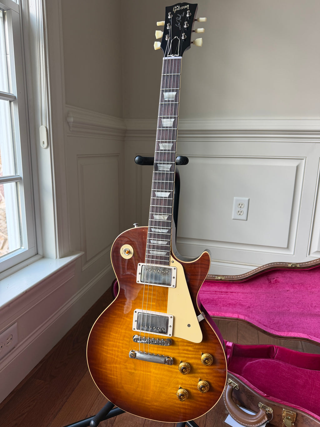 2026 Gibson Custom Shop Les Paul Standard ‘59 Reissue R9 VOS - Iced Tea Burst