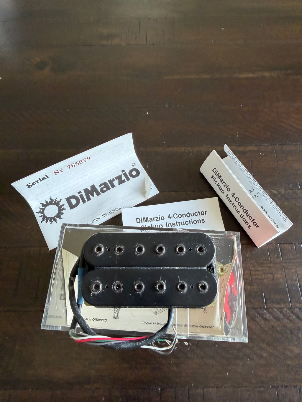 DiMarzio DP151 BK PAF Pro Humbucker Pickup