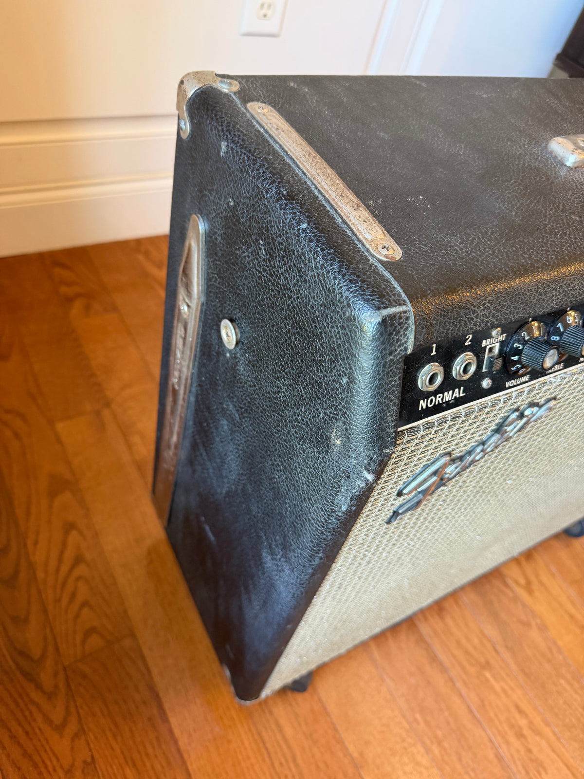1965 Fender Twin Reverb Blackface Guitar Amp Combo