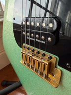 2015 Charvel Custom Shop So Cal - Seafoam Sparkle Nitro Platinum Pink Overspray