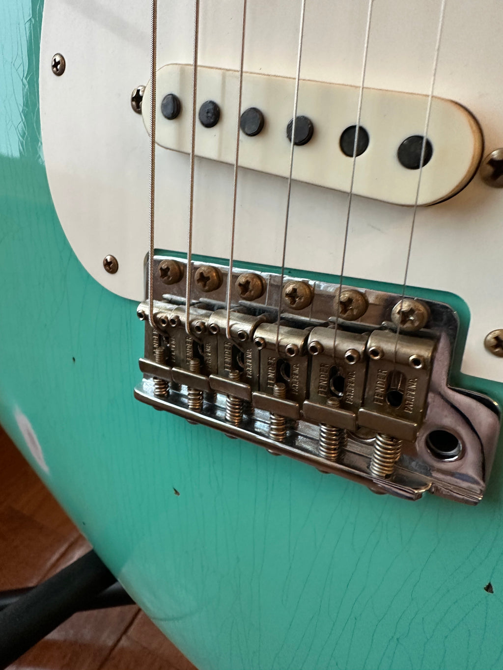 2025 Fender Custom Shop Fat 50s Stratocaster Relic B2 Limited - Super Faded Aged Sea Foam Green - Image 5