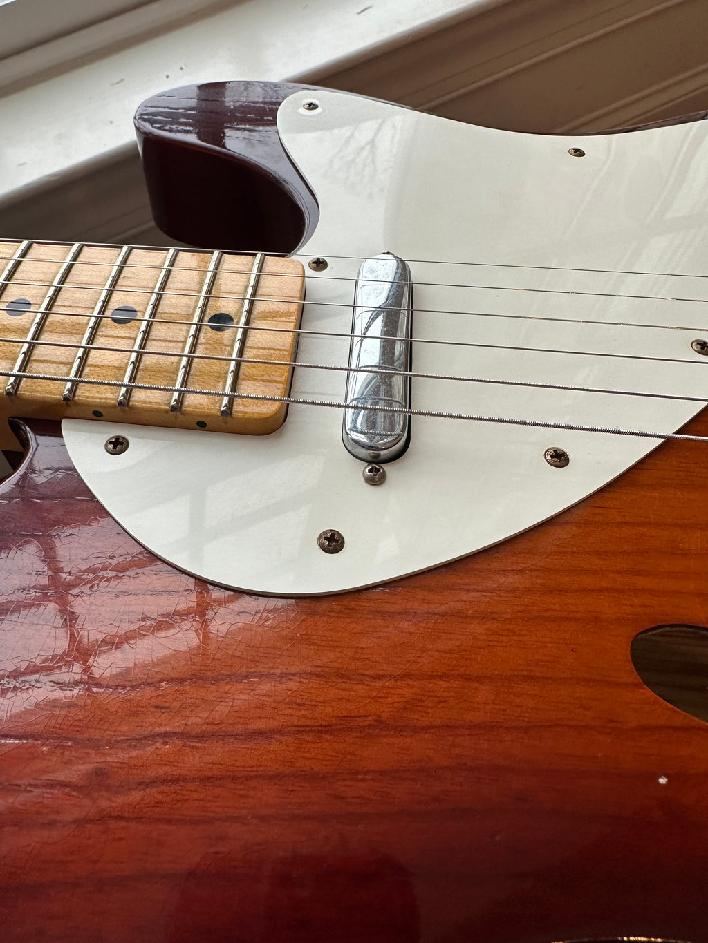 2025 Fender Custom Shop Telecaster Thinline W25 50s Journeyman - Aged Violin Burst - Image 13