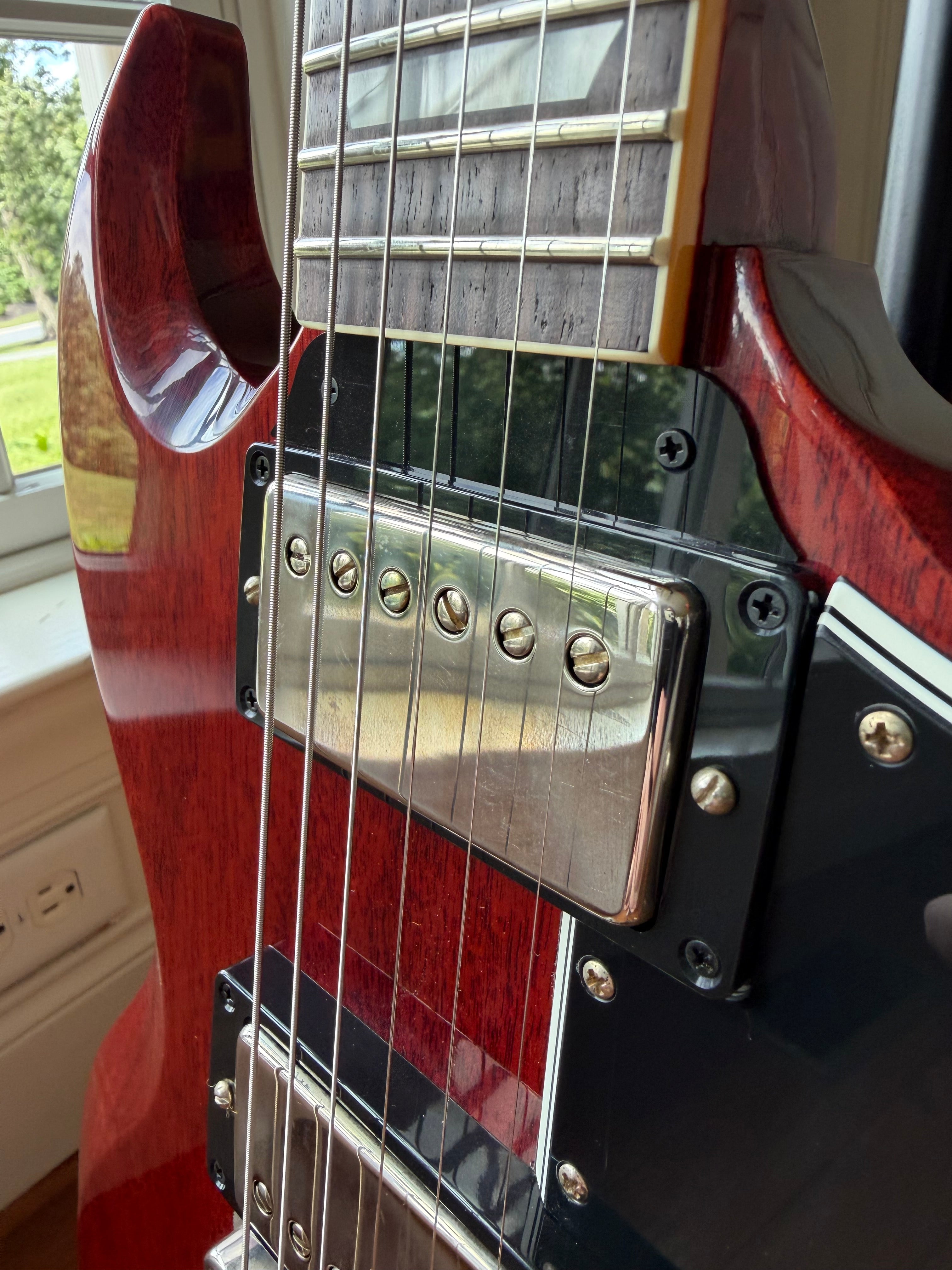2026 Gibson Custom Shop ‘61 Les Paul SG Standard Stop Tail VOS - Cherry Red
