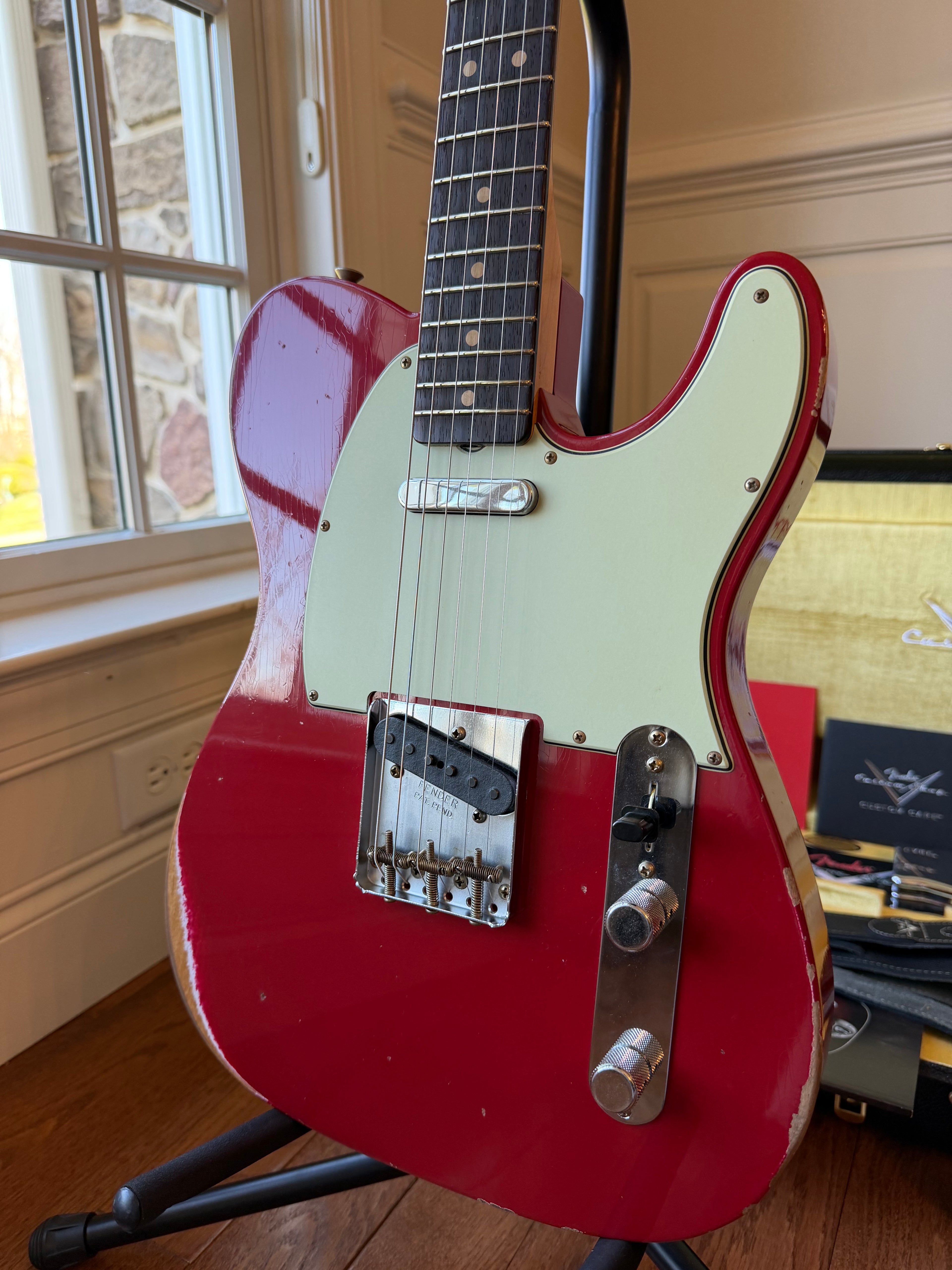 2025 Fender Custom Shop ‘63 Telecaster LR25 Relic Limited Edition - Dakota Red