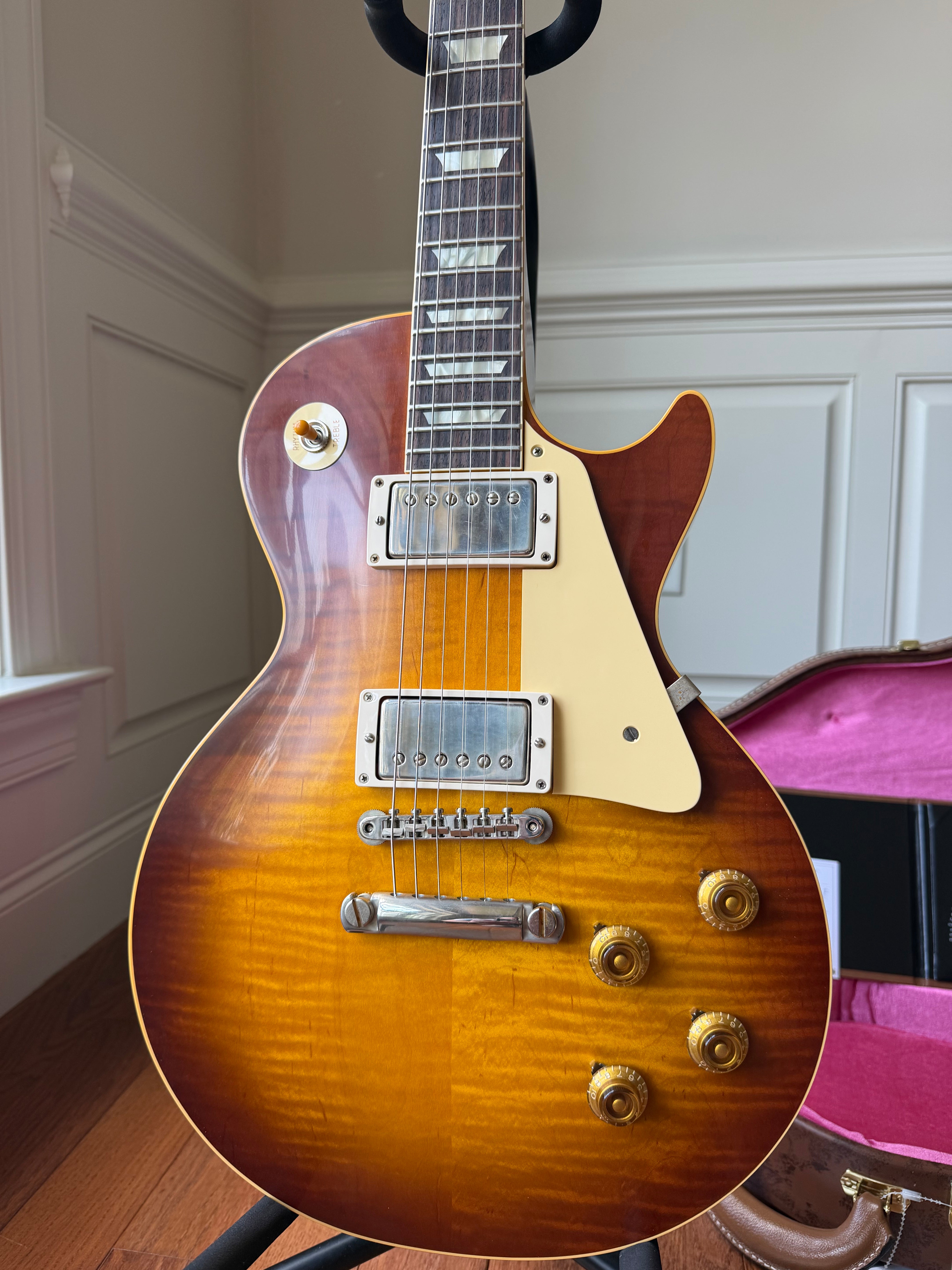 2026 Gibson Custom Shop Les Paul Standard ‘59 Reissue R9 VOS - Iced Tea Burst