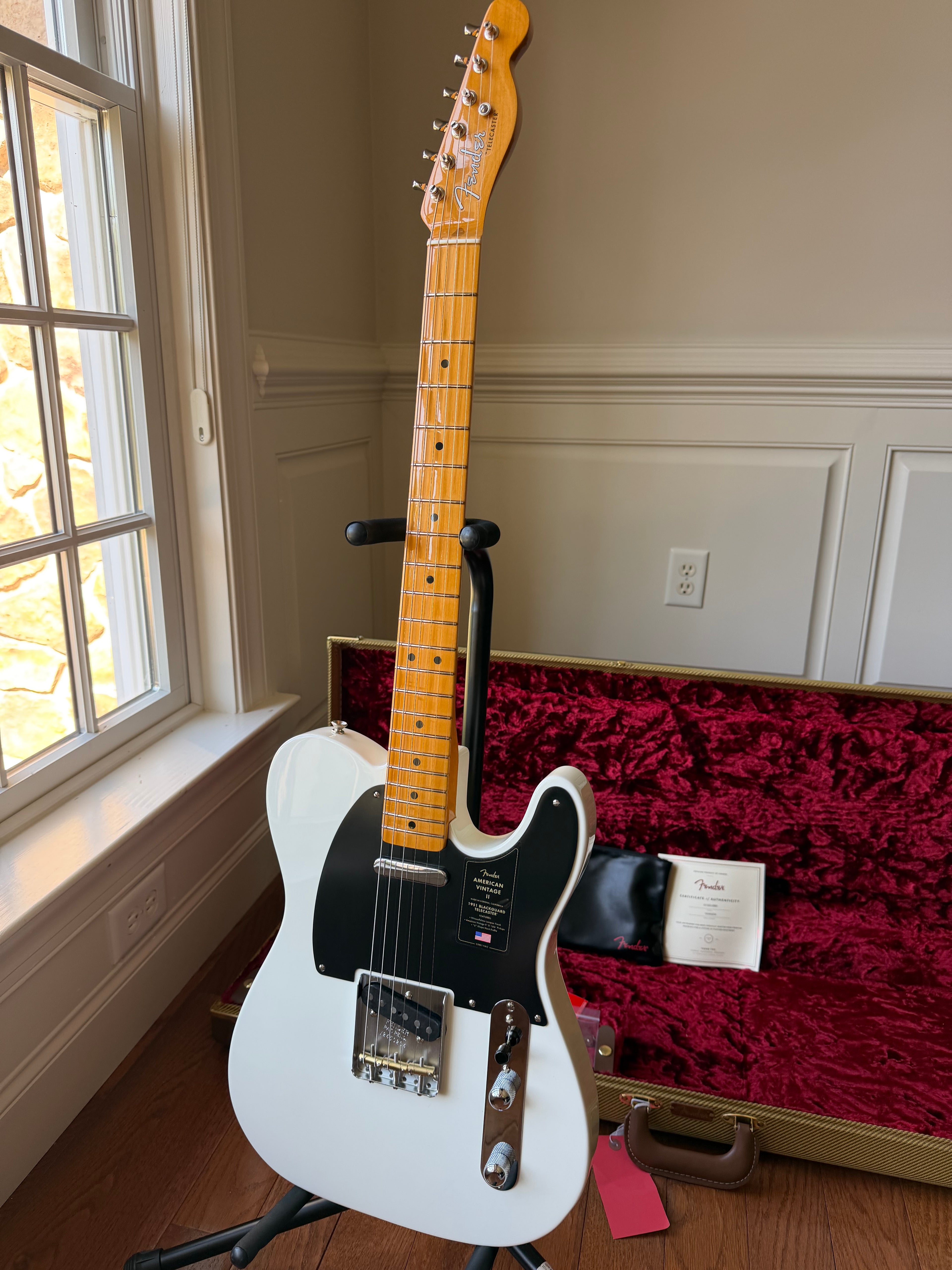 2024 Fender American Vintage II ‘51 Blackguard Telecaster - Prototype White