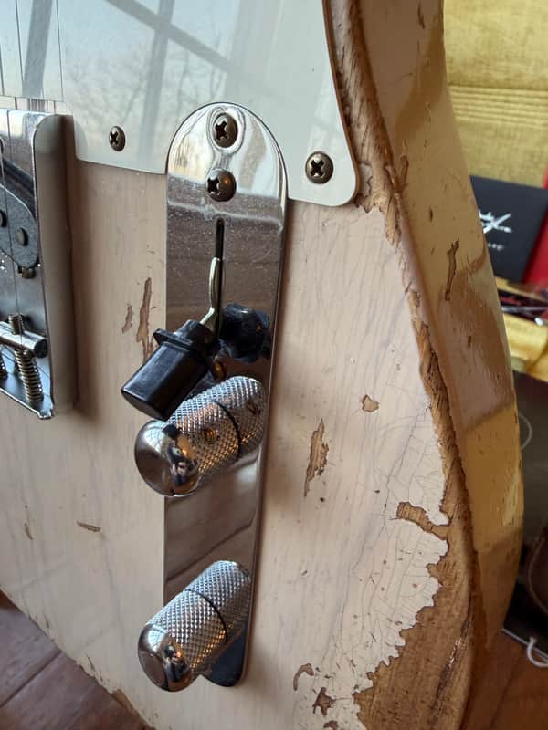 2025 Fender Custom Shop '57 Telecaster Super Heavy Relic LR25 Limited Edition - Aged Dirty White Blonde