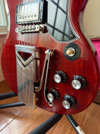 2021 Gibson Custom Shop ‘61 Les Paul SG 60th Anniversary Sideways Vibrola VOS - Cherry Red