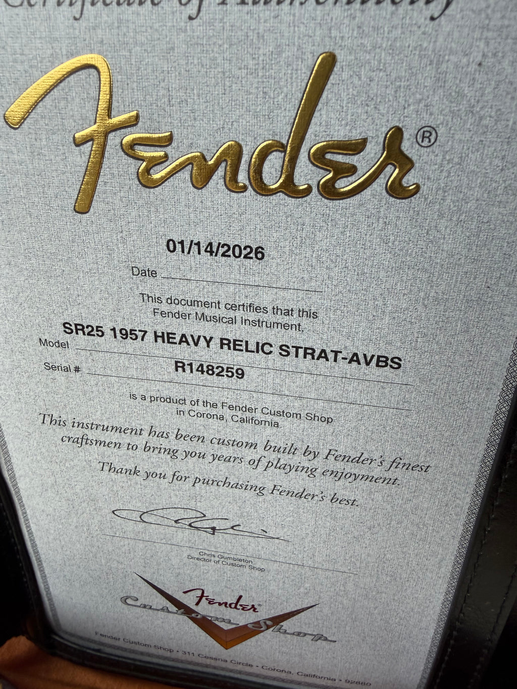 2026 Fender Custom Shop '57 Stratocaster SR25 Heavy Relic - Aged Violin Burst - Image 17