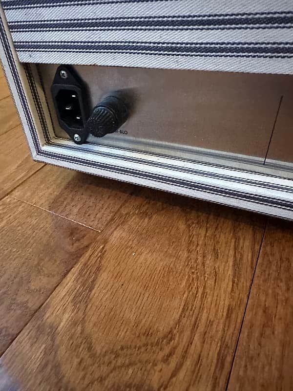 Benson Monarch Head - Oxblood Blue and White Pinstripes - Image 14