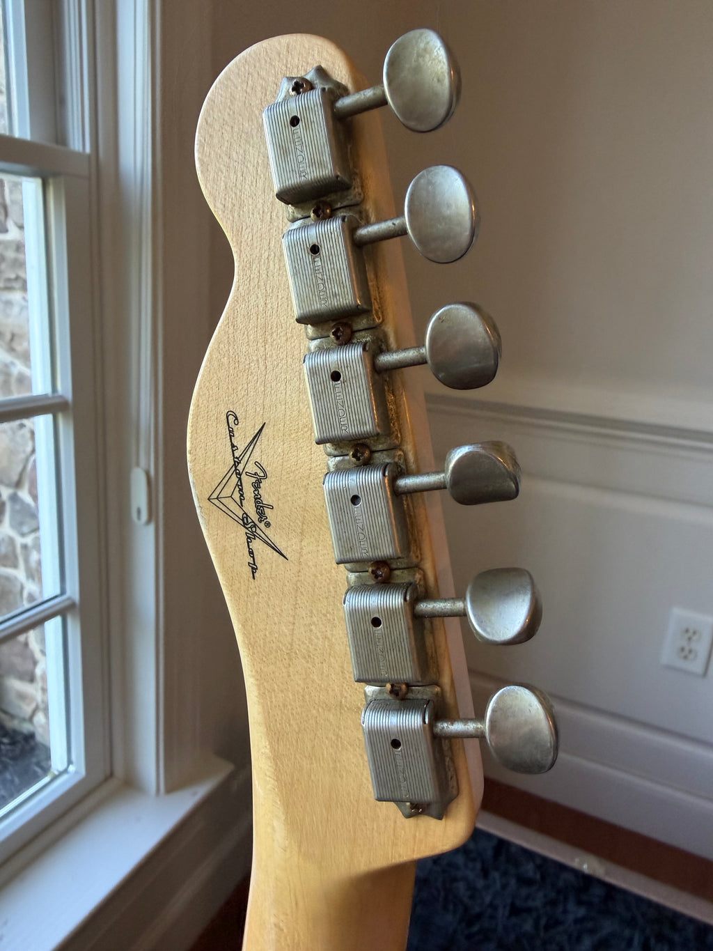 2024 Fender Custom Shop ‘59 Telecaster Custom Relic - Aged Sherwood Metallic