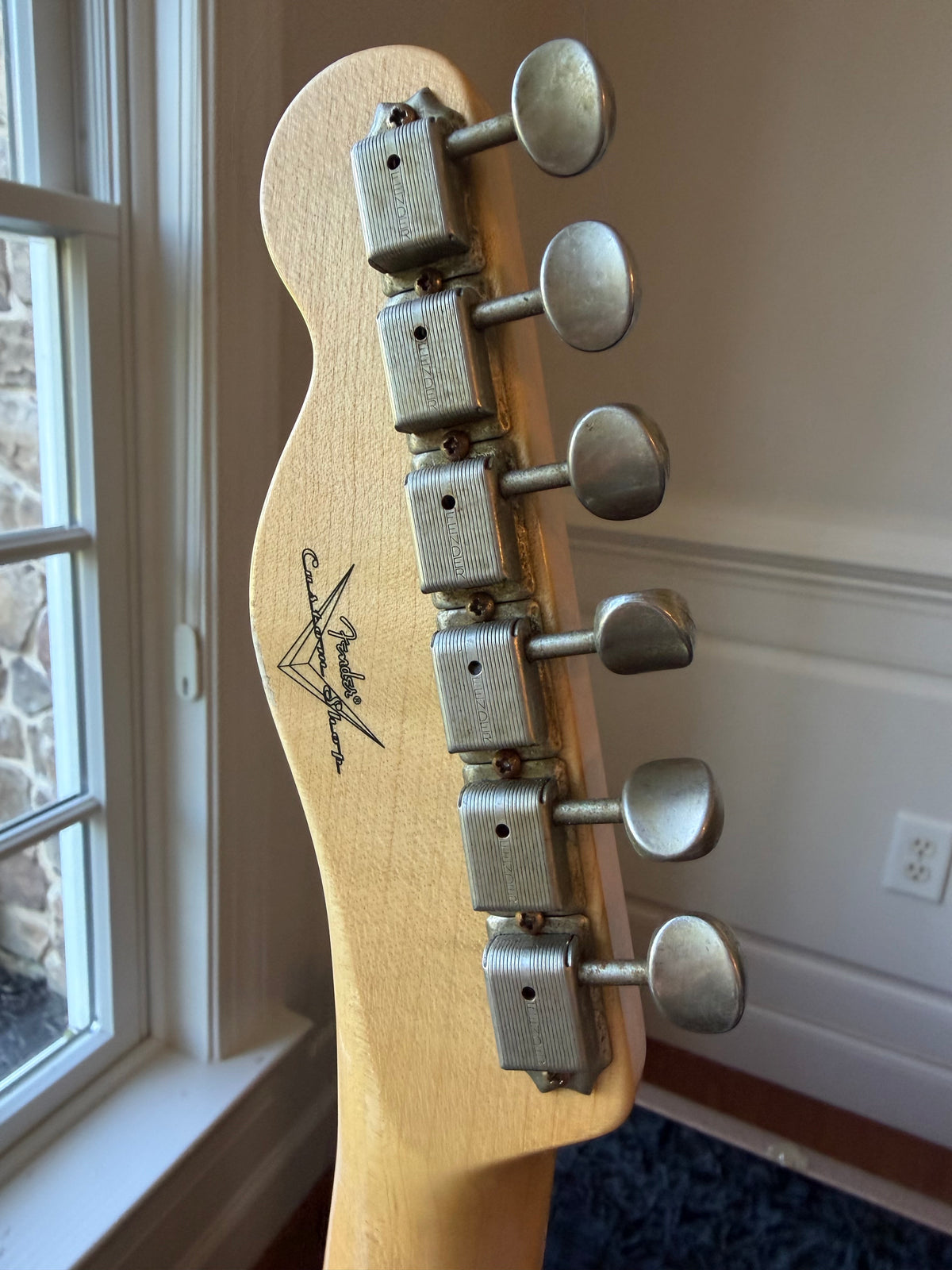 2024 Fender Custom Shop ‘59 Telecaster Custom Relic - Aged Sherwood Metallic