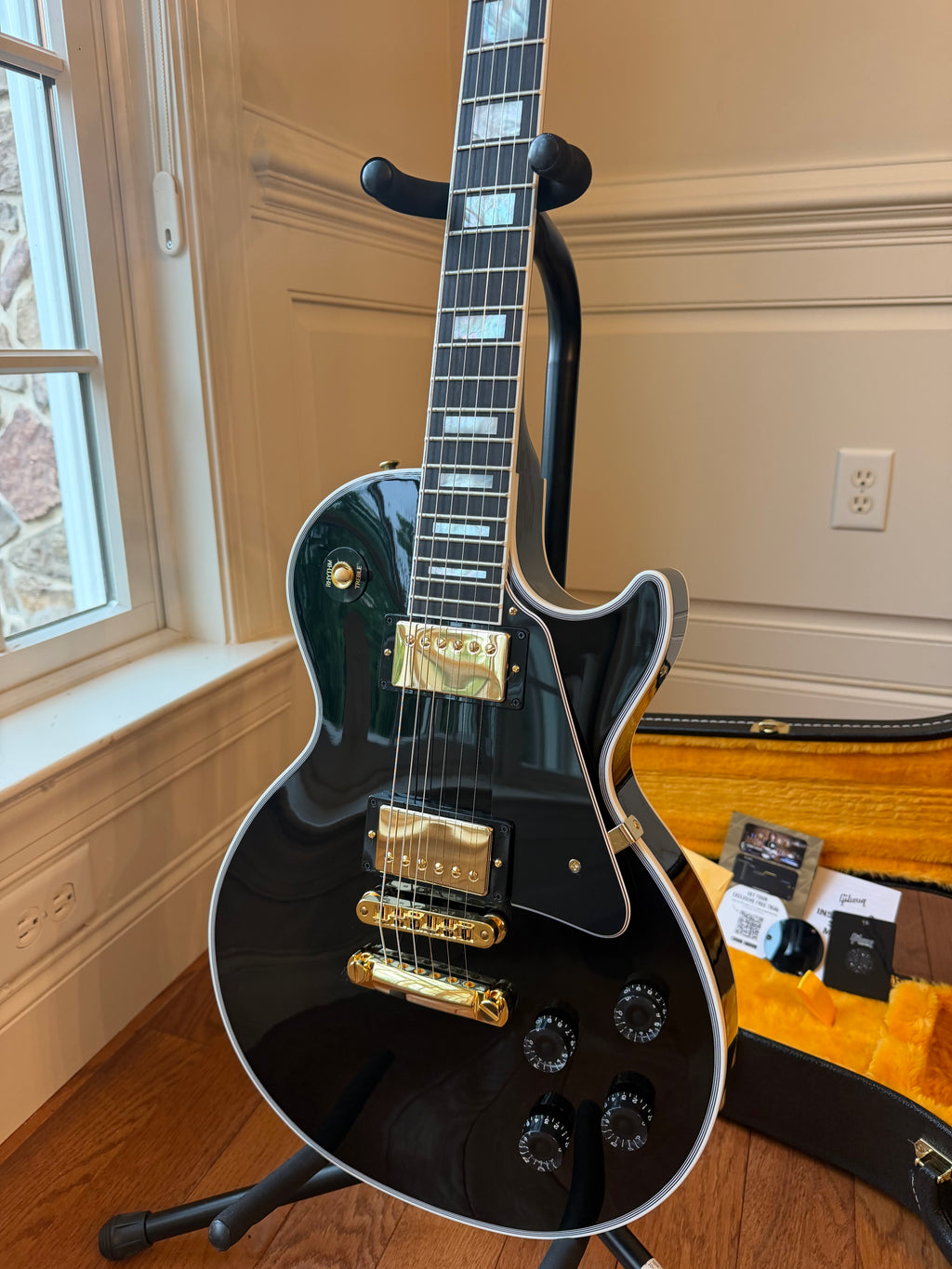 2026 Gibson Custom Shop Les Paul Custom - Ebony Black