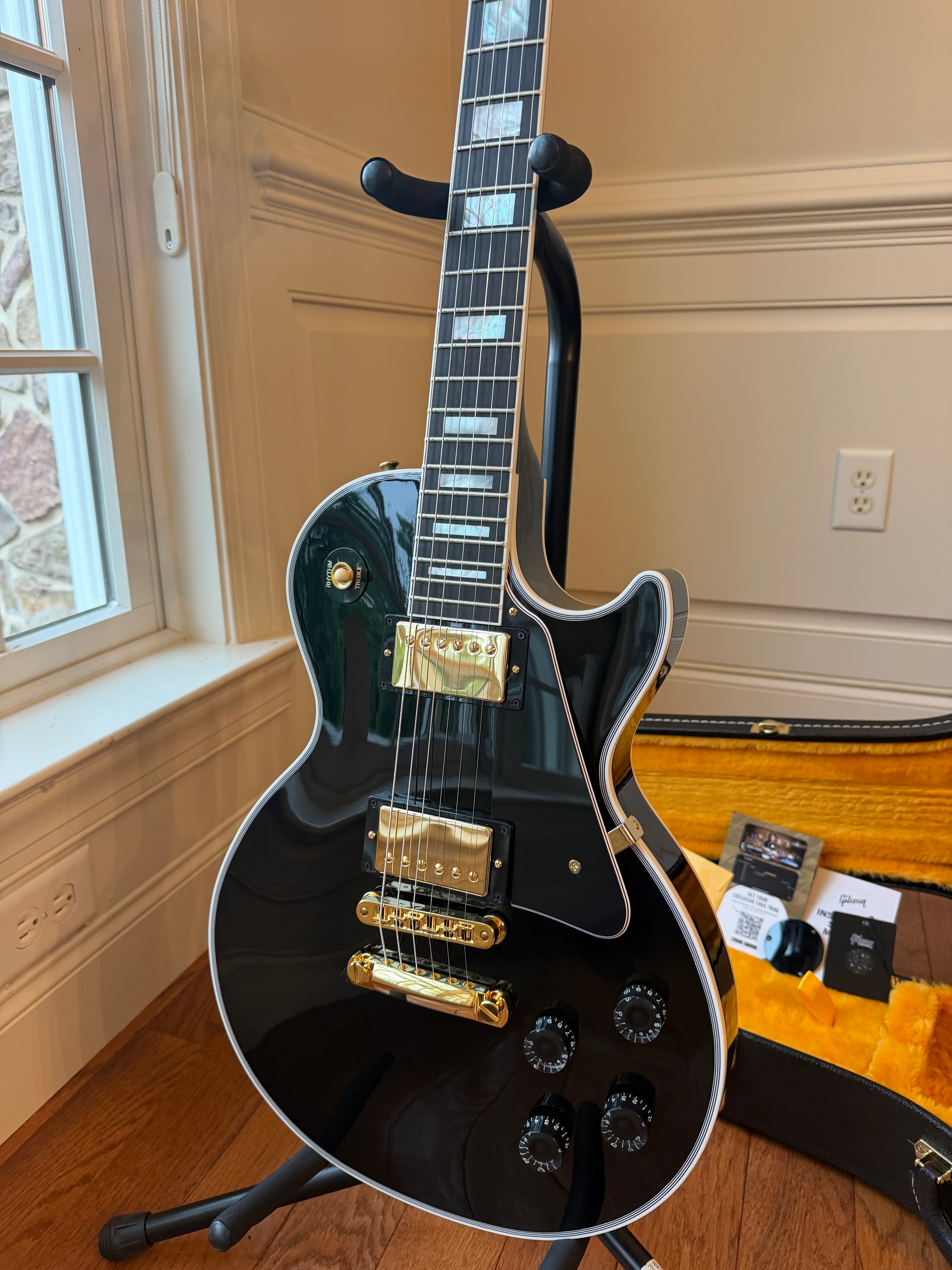 2026 Gibson Custom Shop Les Paul Custom - Ebony Black