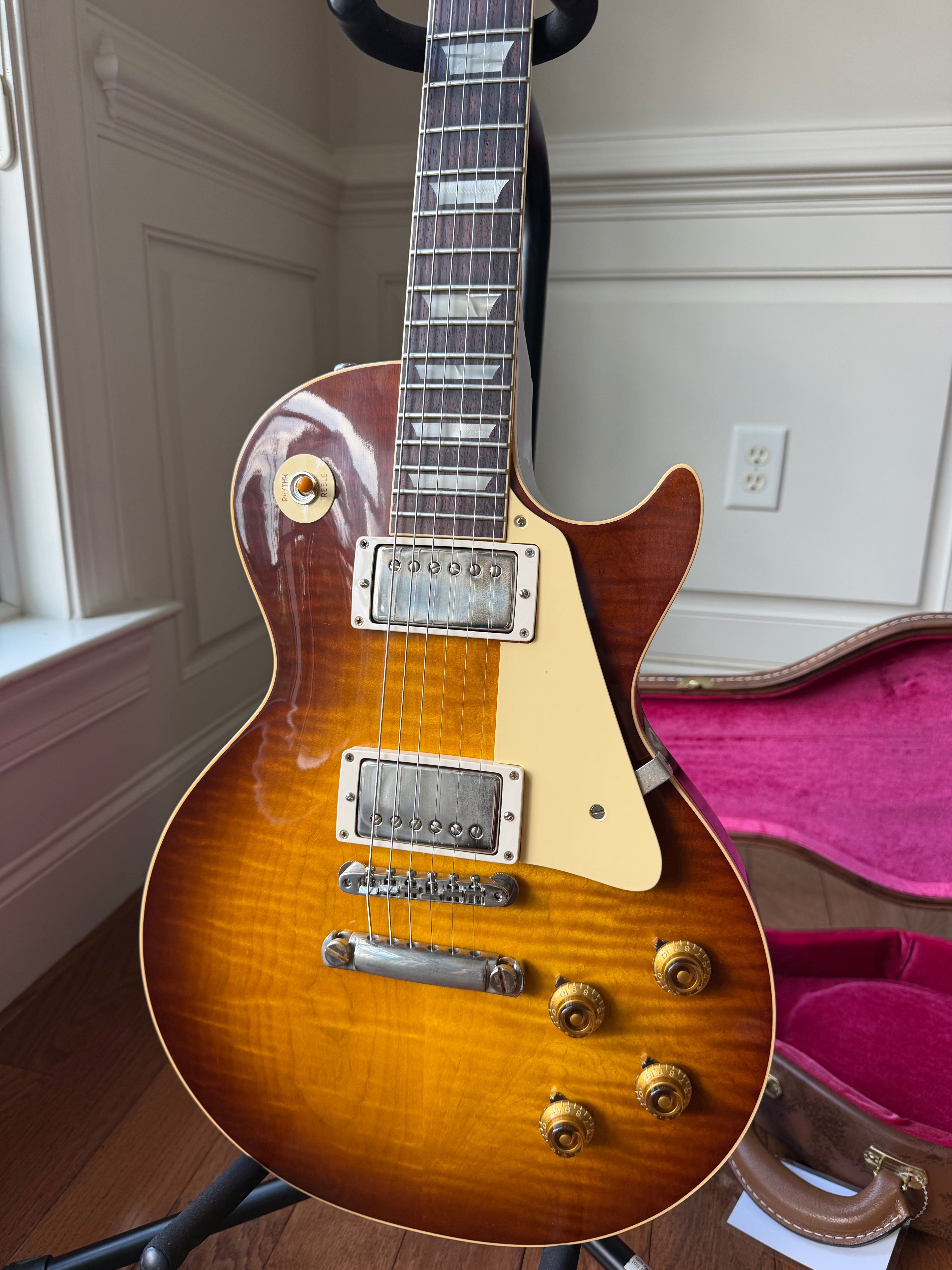 2026 Gibson Custom Shop Les Paul Standard ‘59 Reissue R9 VOS - Iced Tea Burst