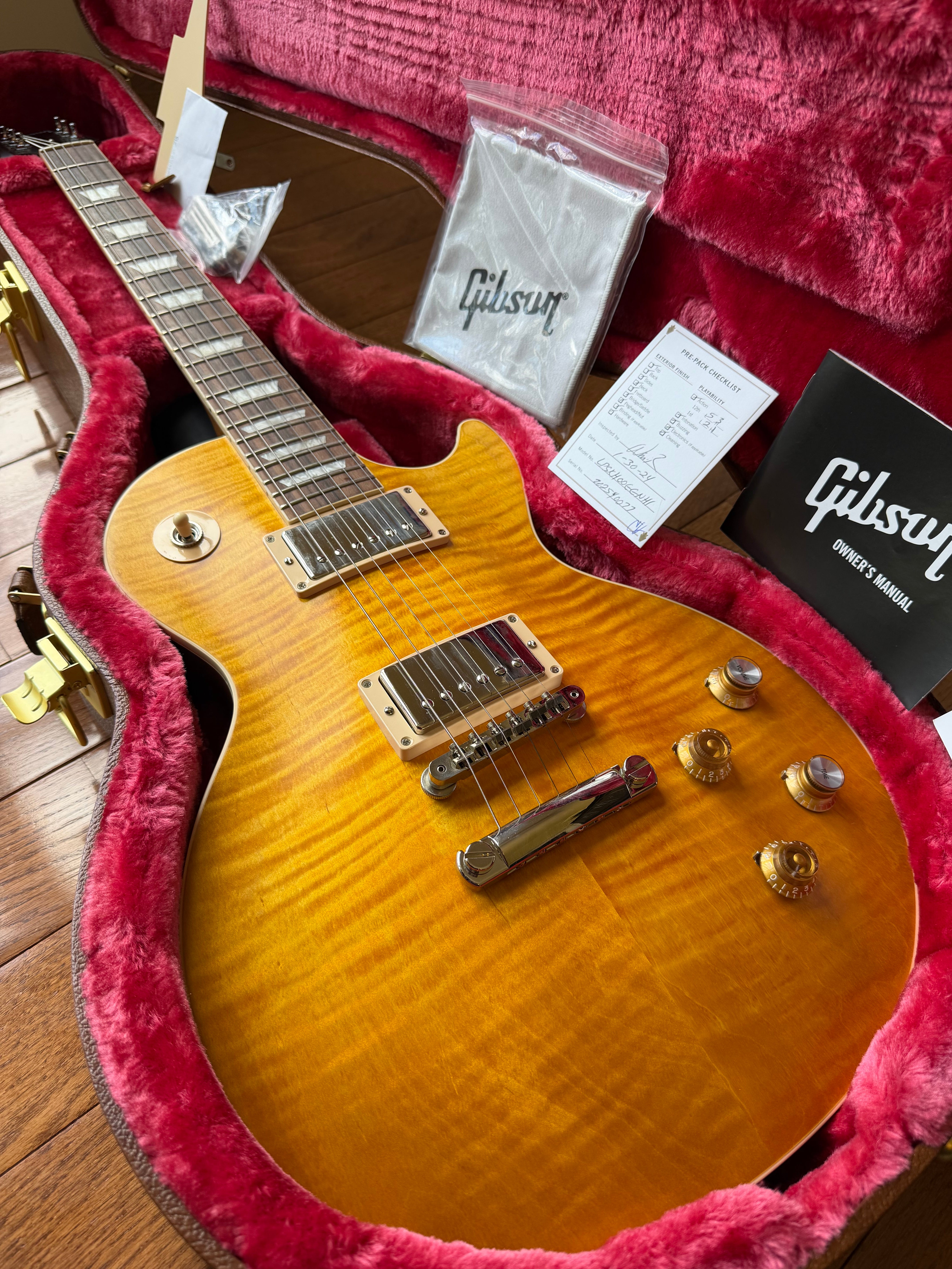 2024 Gibson Kirk Hammett Signature Les Paul Standard “Greenie” - Greenie Burst