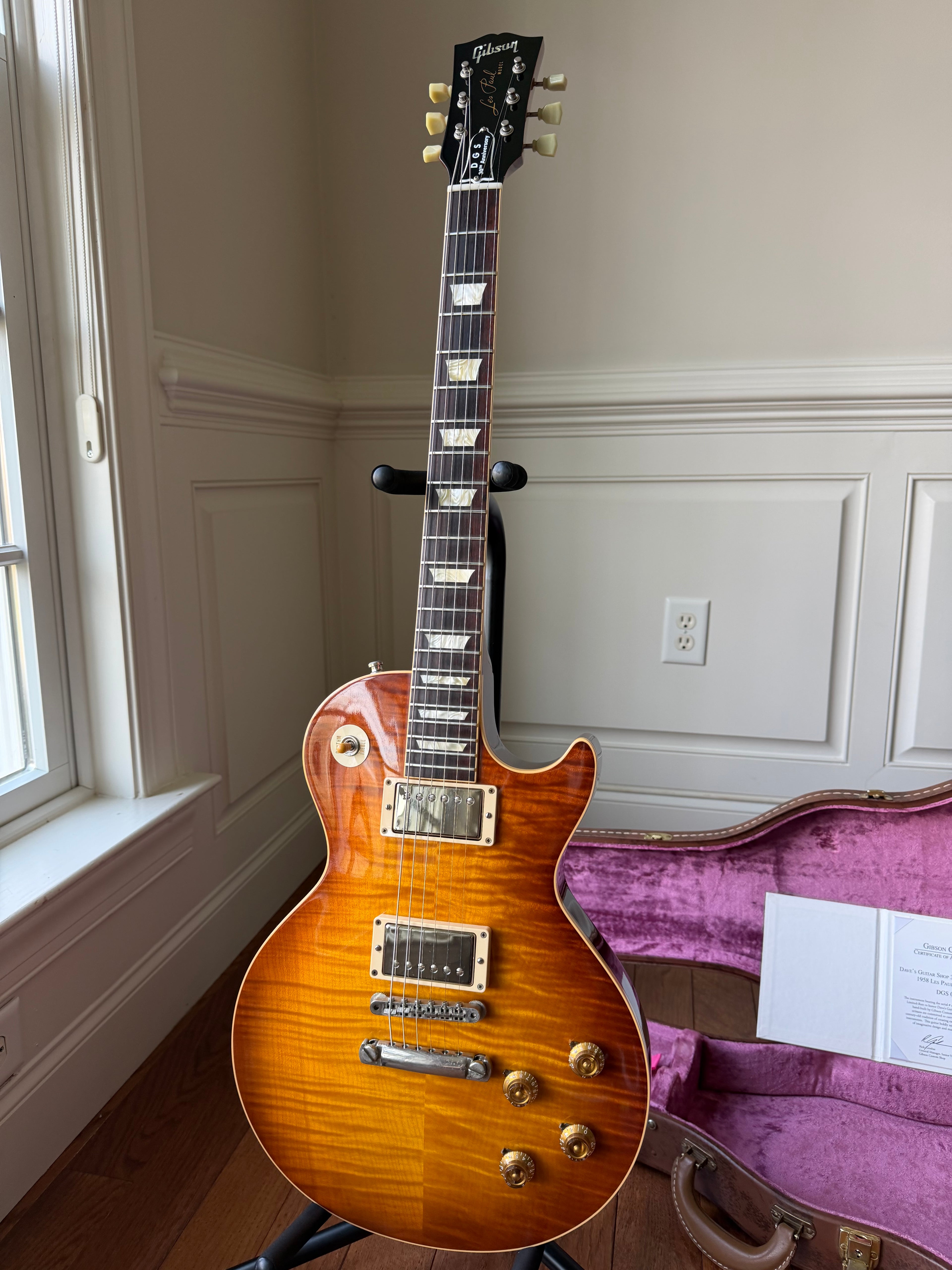 2011 Gibson Custom Shop ‘58 Reissue R8 Dave’s Guitar Shop 30th Anniversary - Iced Tea Burst