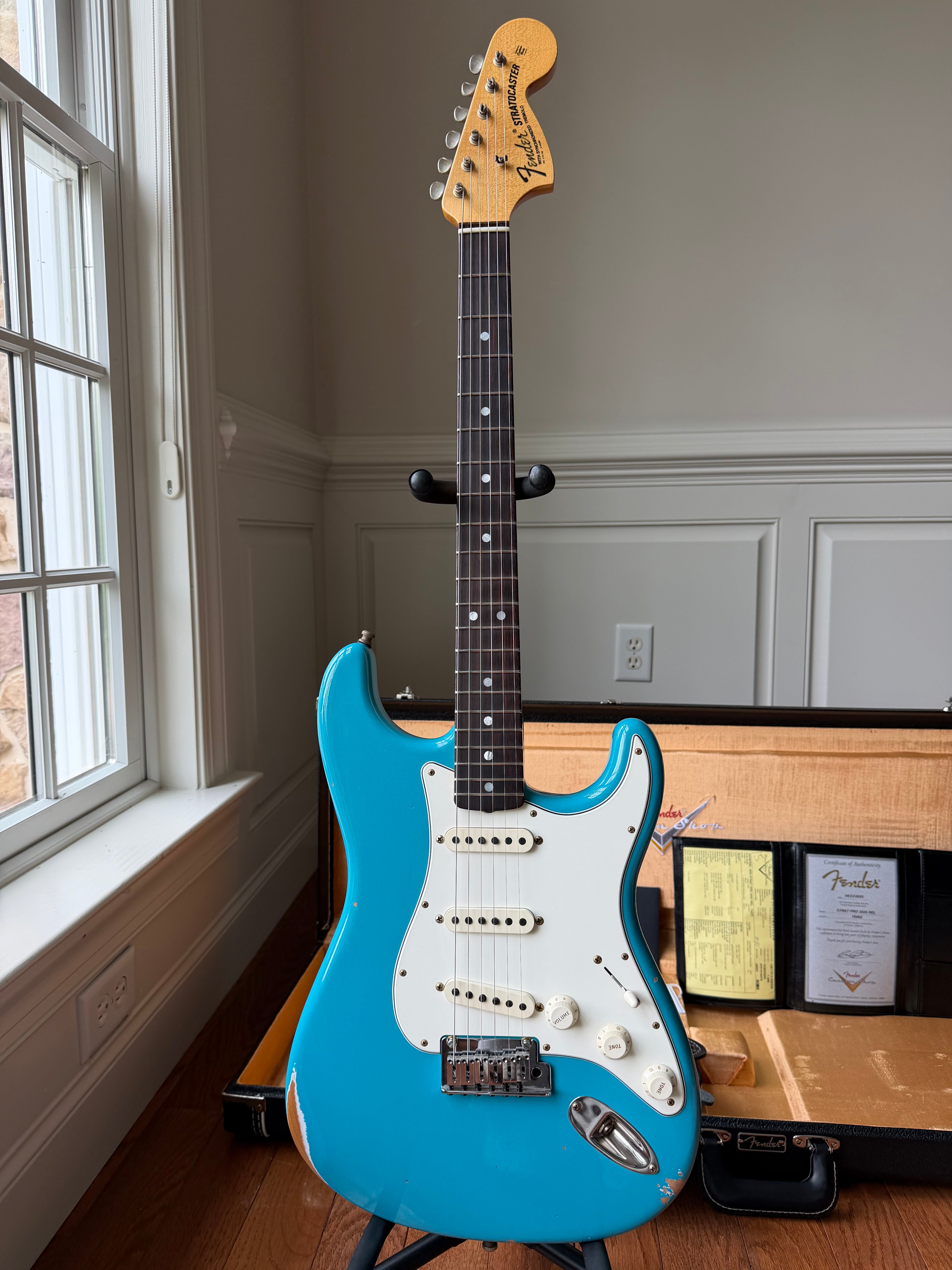 2025 Fender Custom Shop Stratocaster Pro Relic - Taos Turquoise