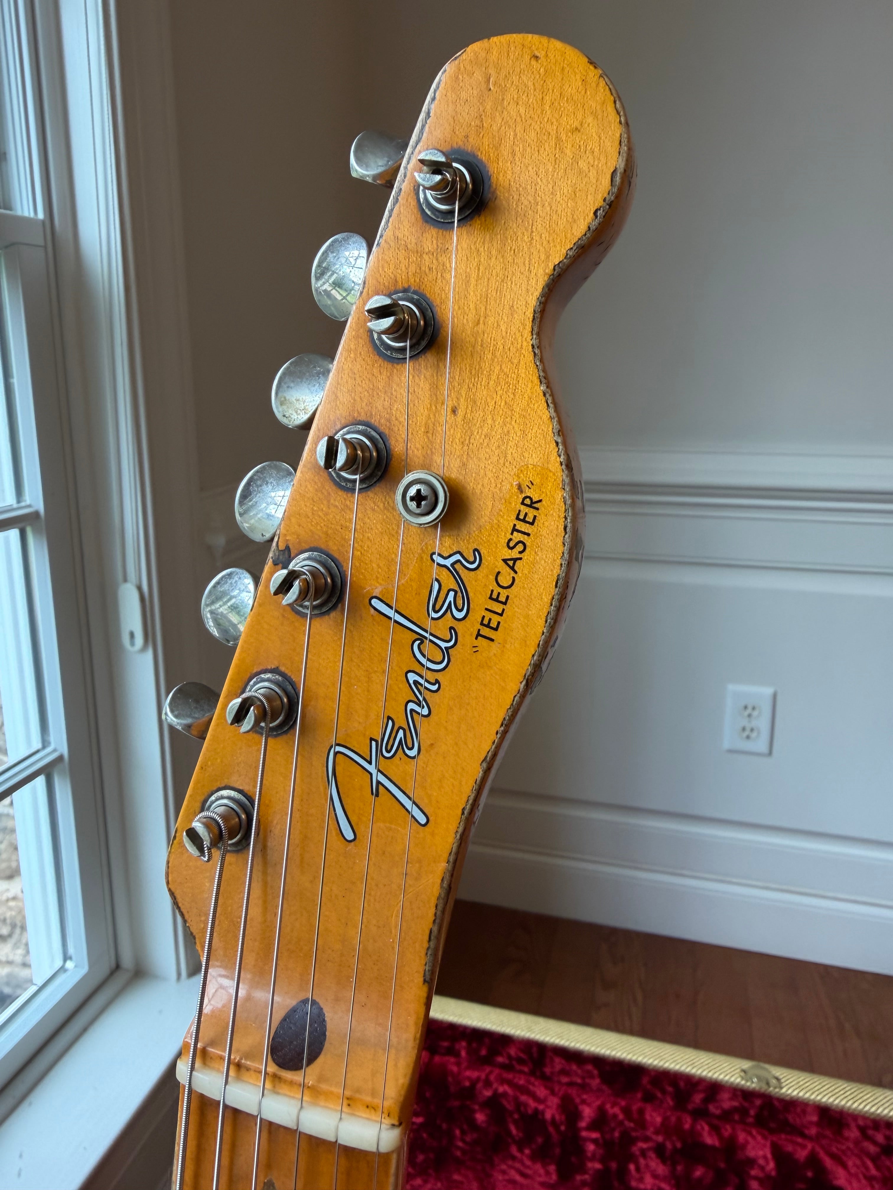 2020 Fender Custom Shop Tele Cunife Limited Edition Heavy Relic - Aged White Blonde