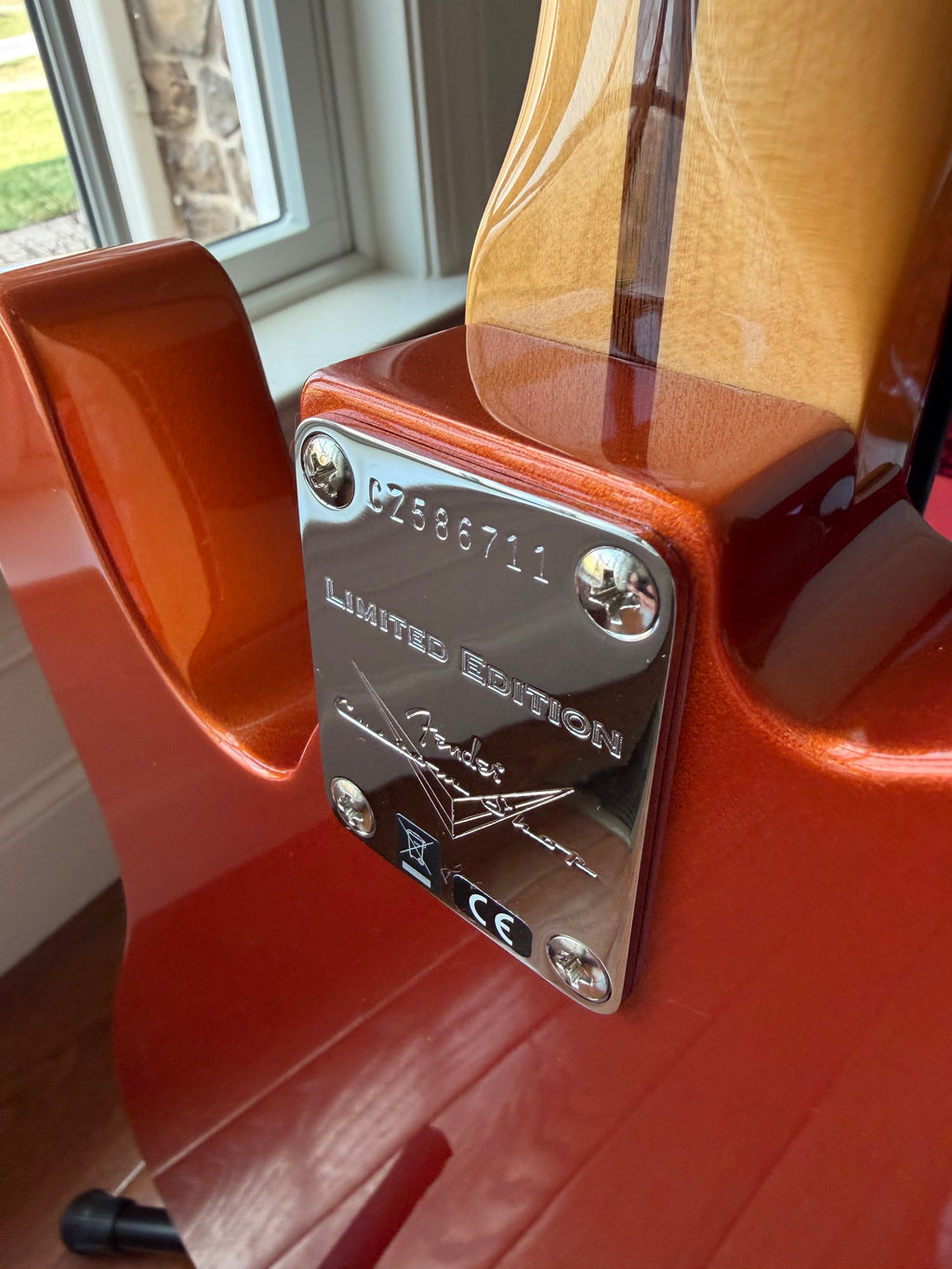 2025 Fender Custom Shop Telecaster W25 Custom Deluxe NOS Limited Edition - Fire Mist Orange - Image 13