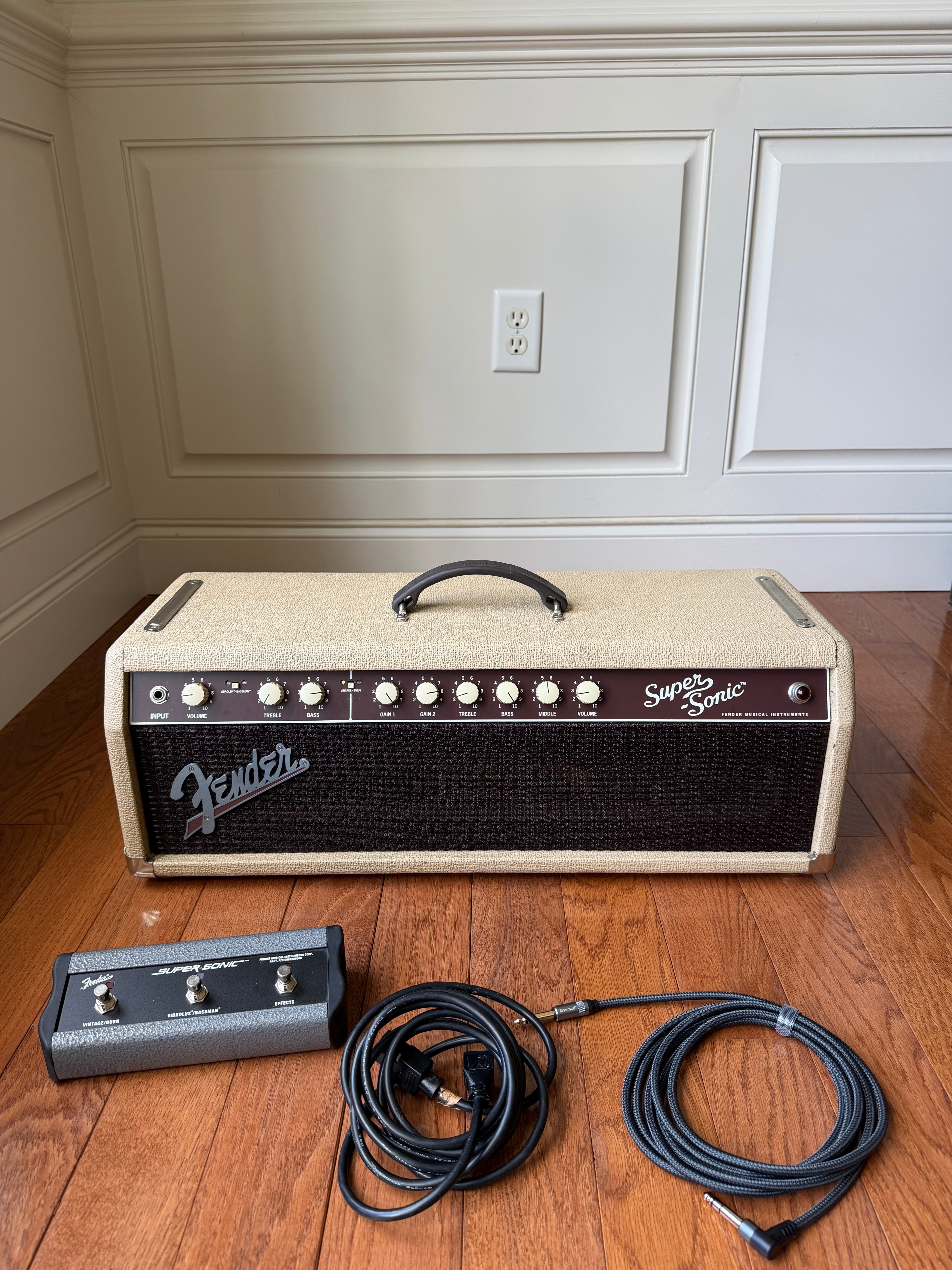 Fender Super-Sonic 60 Guitar Amp Head - Blonde