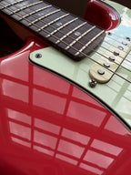 2011 Fender American Deluxe Stratocaster - Fiesta Red