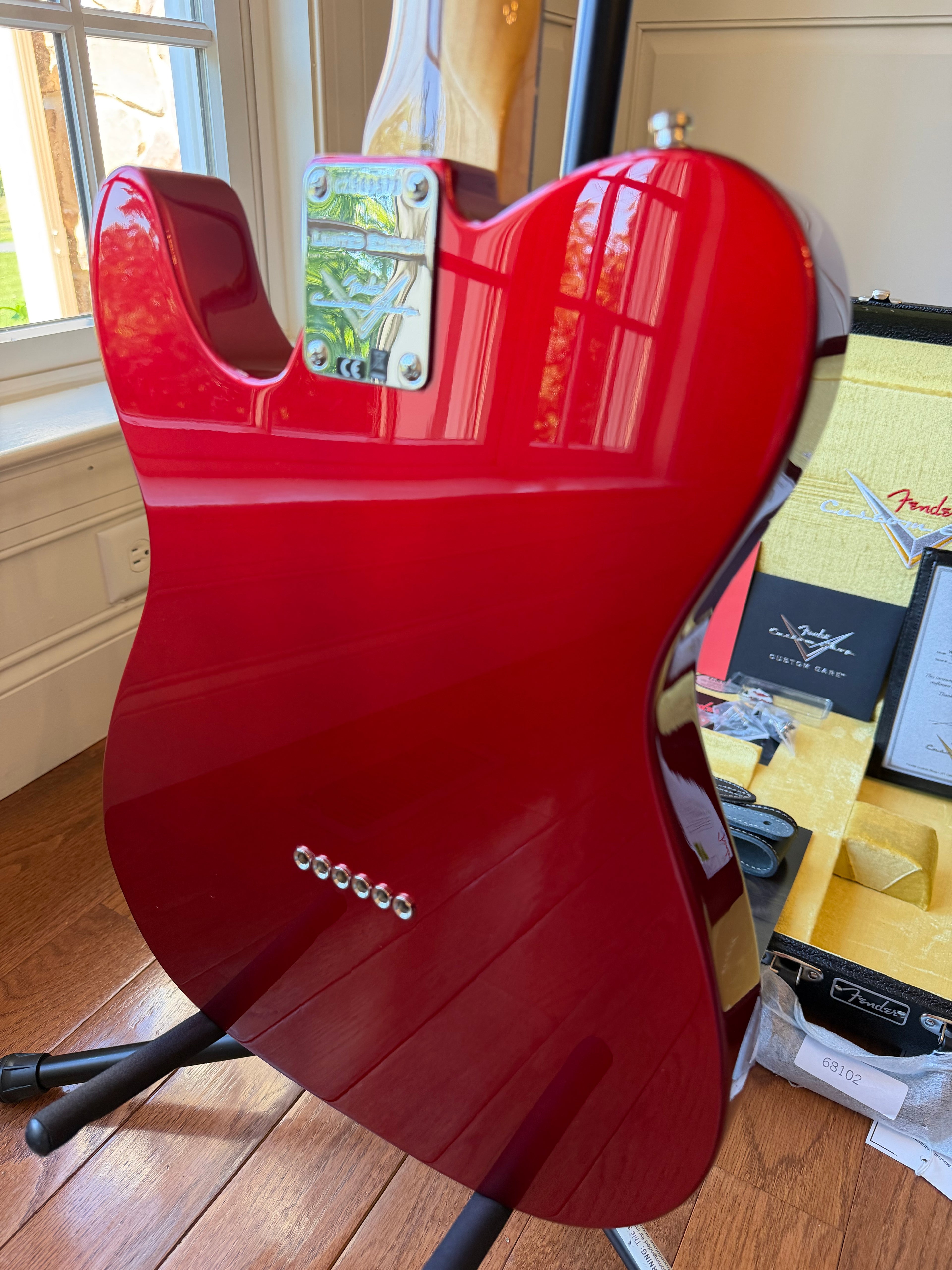 2026 Fender Custom Shop Telecaster Custom Deluxe W25 Limited Edition NOS - Candy Apple Red