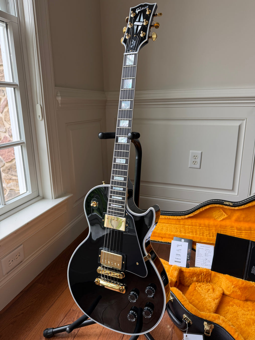 2026 Gibson Custom Shop Les Paul Custom - Ebony Black