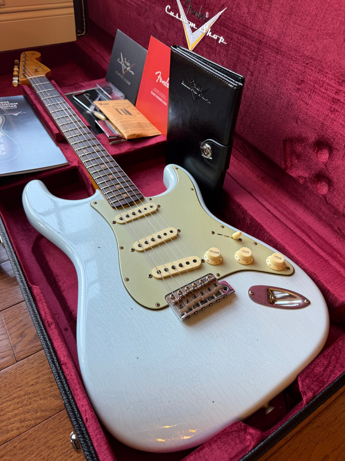 2025 Fender Custom Shop ‘64 Stratocaster L-Series Limited Journeyman - Faded Sonic Blue
