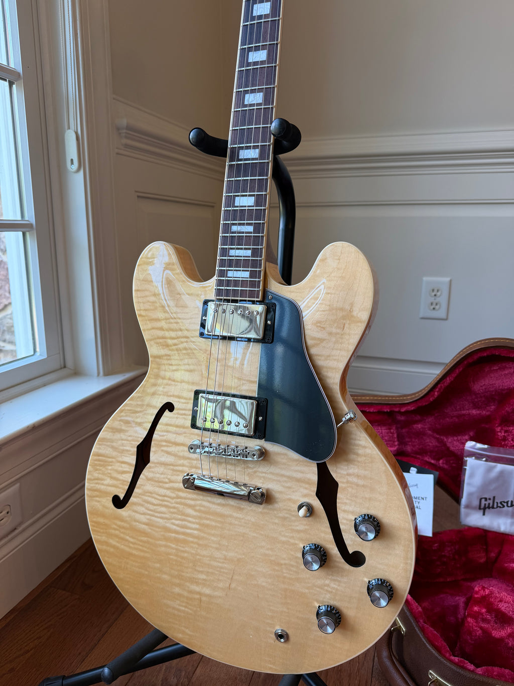 2026 Gibson ES-335 Figured - Antique Natural