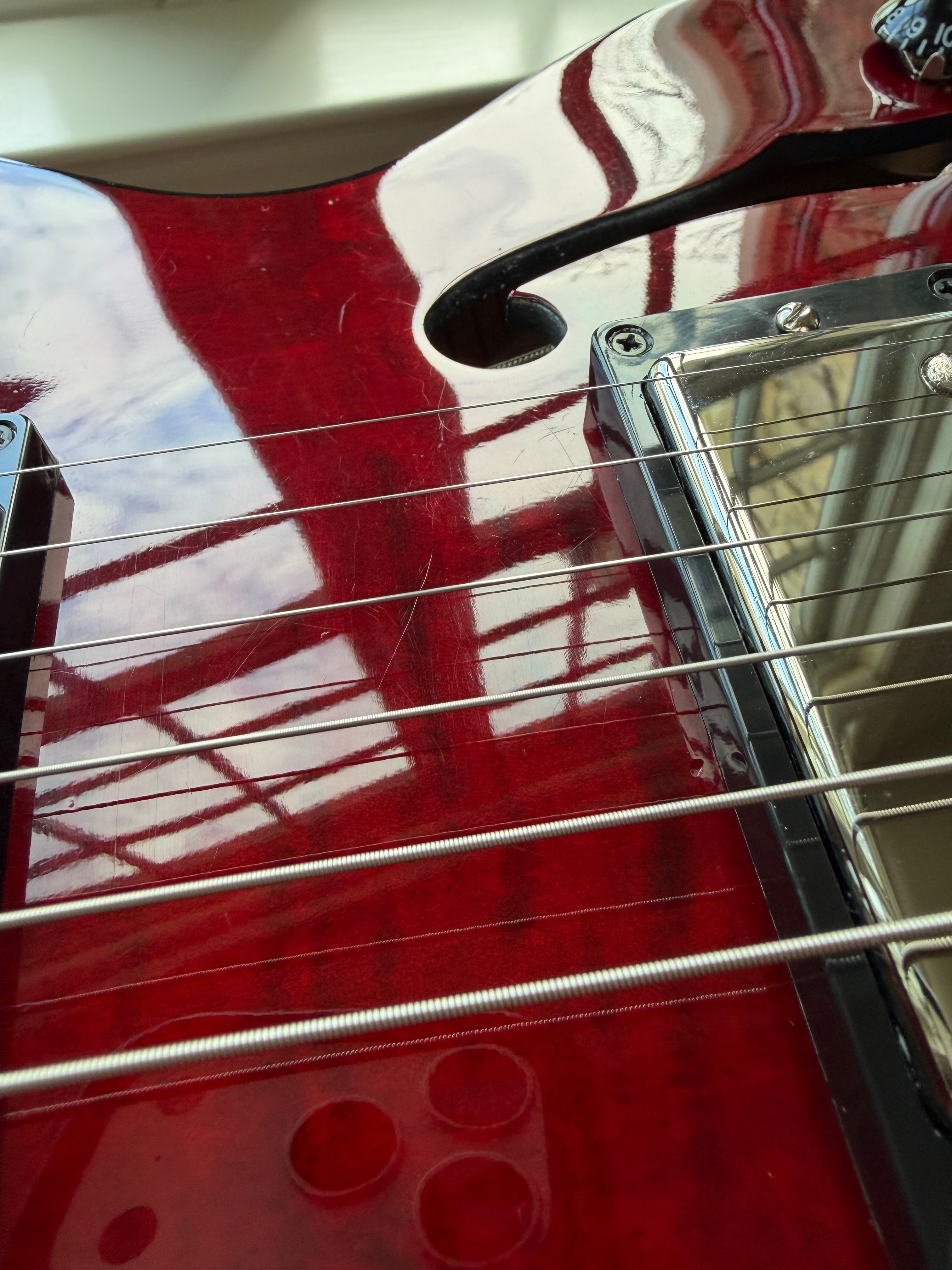 2016 Gibson ES Les Paul - Wine Red - Image 12