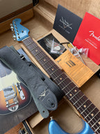 2025 Fender Custom Shop Stratocaster Custom Deluxe SR25 Matching Headstock Heavy Relic - Aged Lake Placid Blue