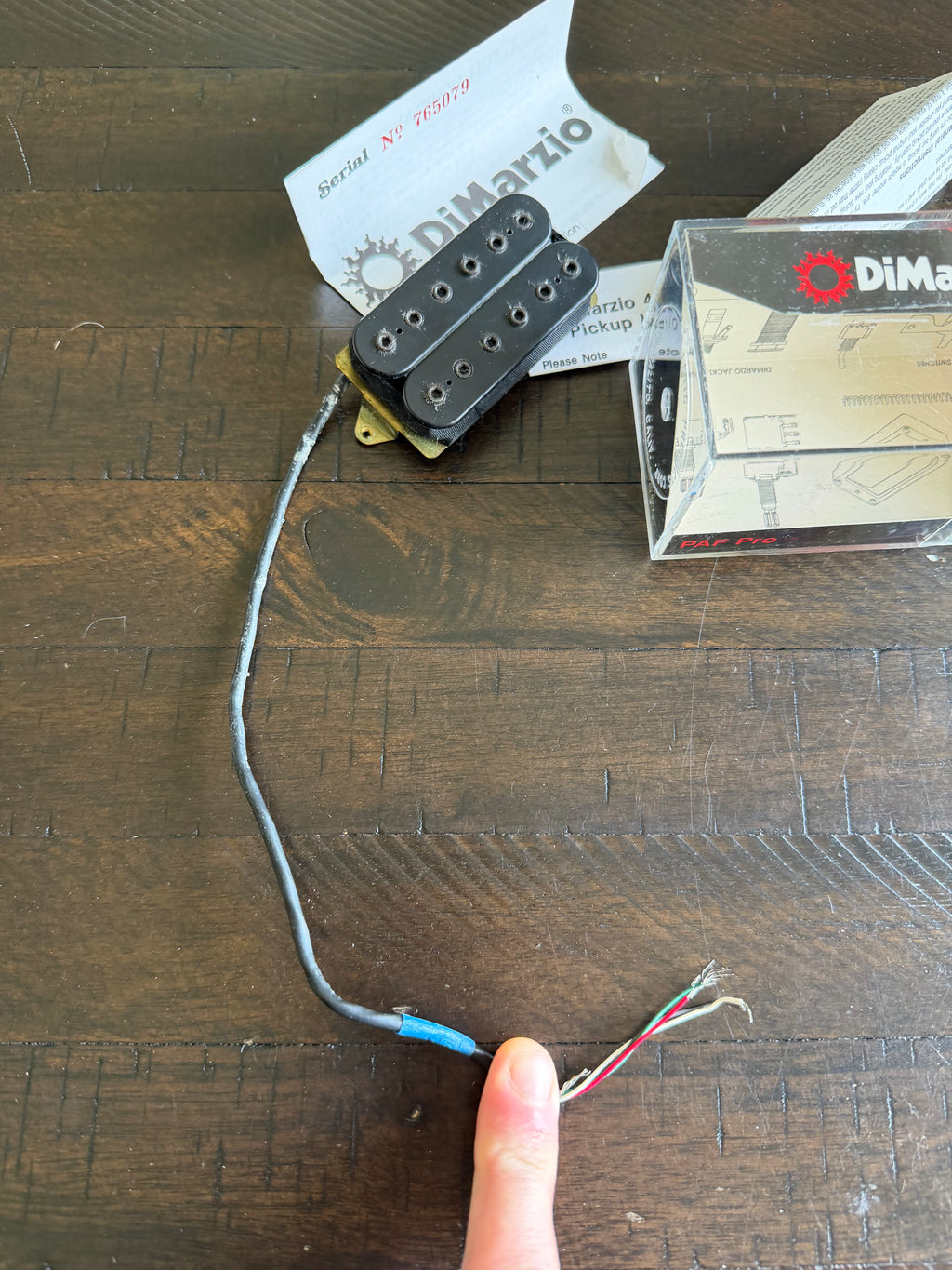 DiMarzio DP151 BK PAF Pro Humbucker Pickup