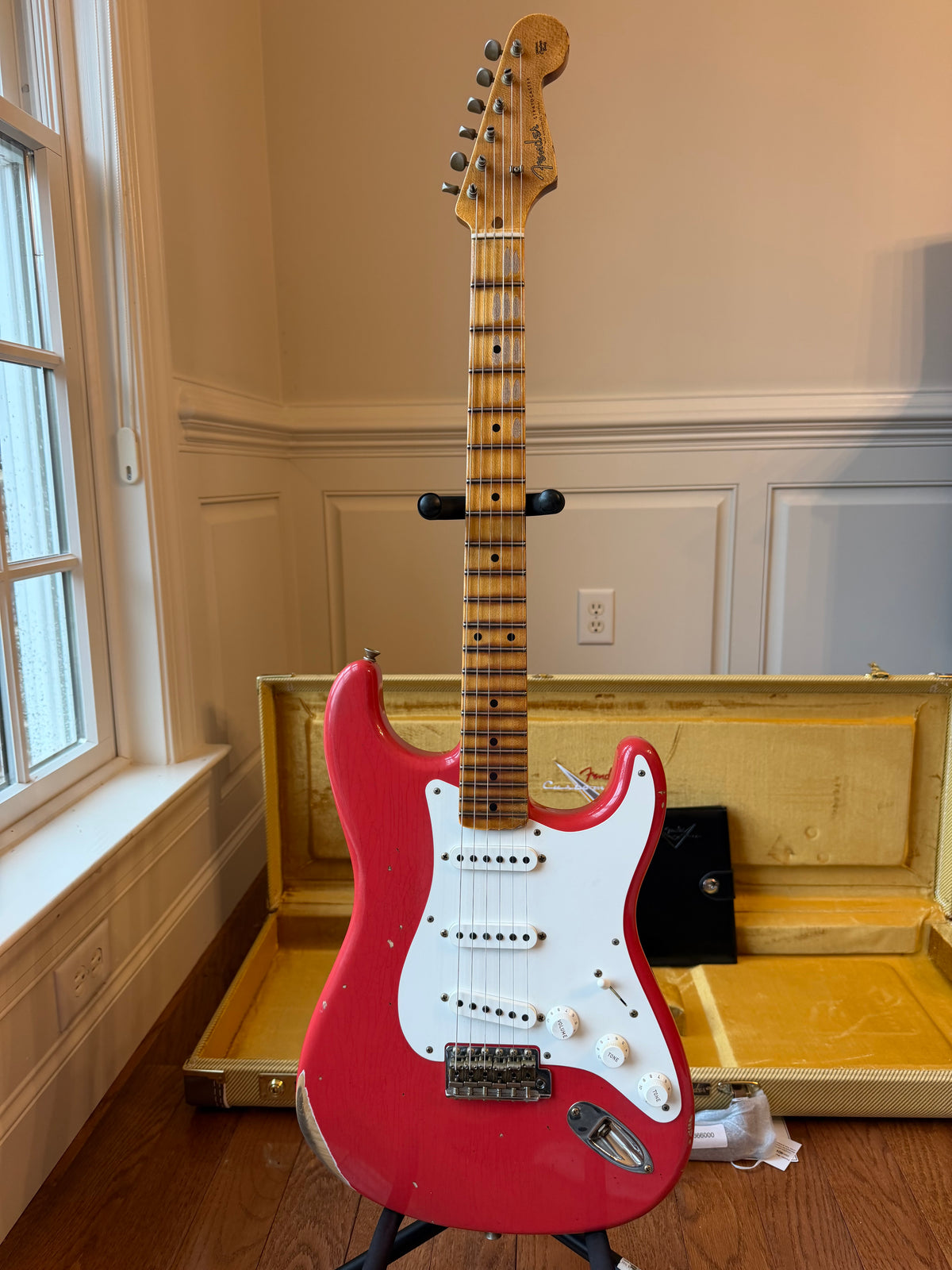 2025 Fender Custom Shop ‘58 Stratocaster 7.0 lbs LR25 Relic - Aged Fiesta Red