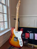 2025 Fender Custom Shop Telecaster Thinline W25 50s Journeyman - Aged Cherry Sunburst - Image 3
