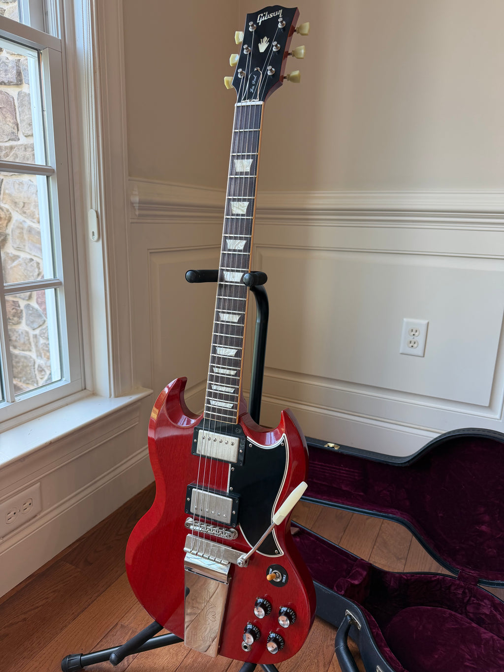 2009 Gibson Custom Shop Les Paul SG Standard ‘61 Reissue - Faded Cherry Red