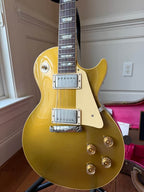 2022 Gibson Custom Shop M2M ‘54 Reissue R4 Les Paul Double Gold Stinger VOS - Gold Top