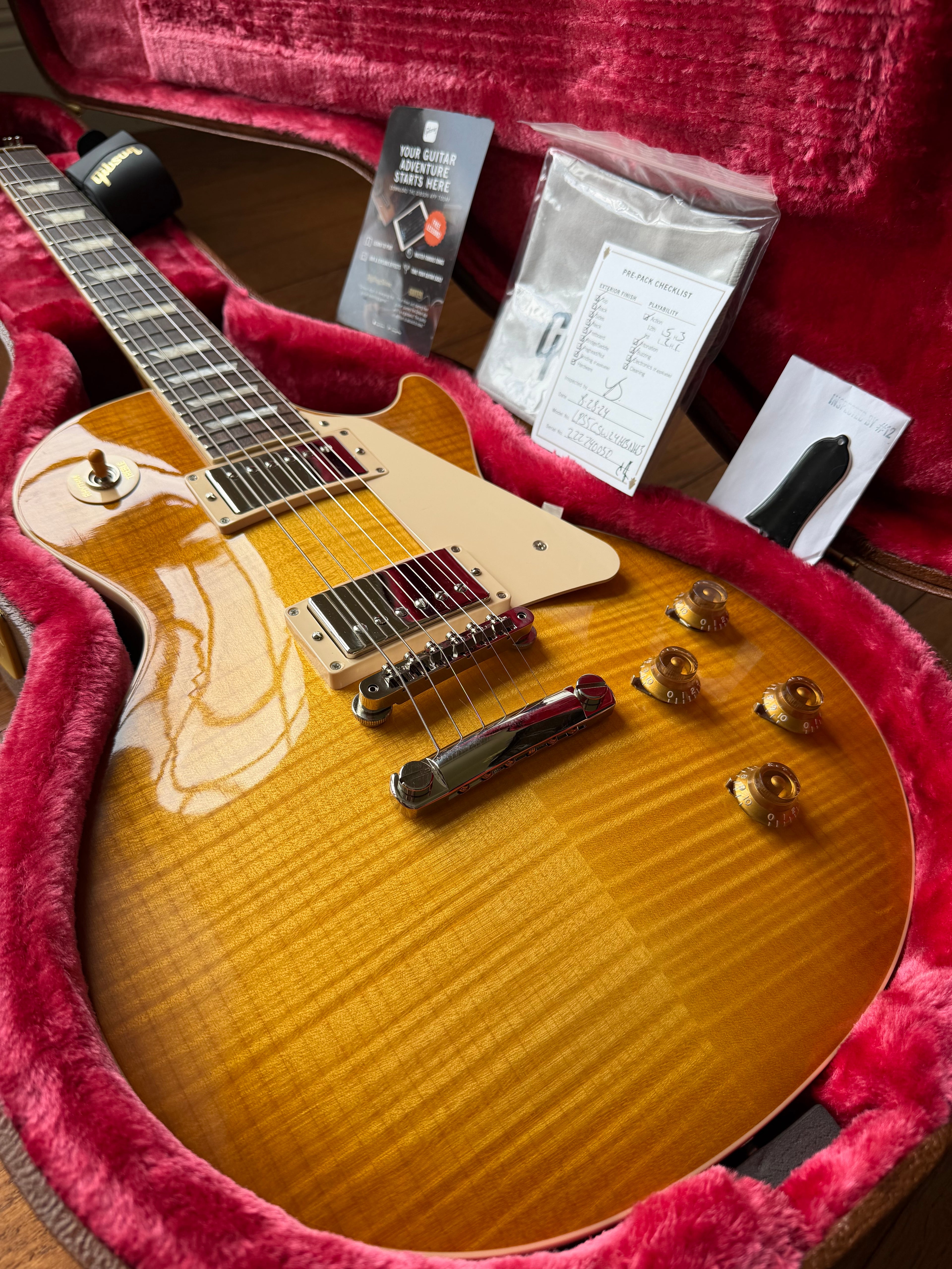 2024 Gibson Les Paul Standard 50s Wildwood Custom Shop Top - Honey Burst