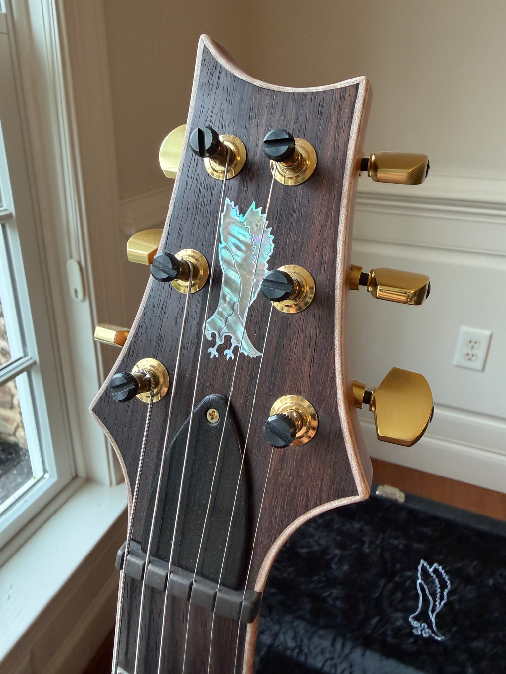 2025 PRS Private Stock Custom 24 Semi-Hollow Piezo - Blood Red Glow