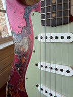 2026 Fender Custom Shop ‘61 Stratocaster SR25 Super Heavy Relic - Red Sparkle over 3 Tone Sunburst
