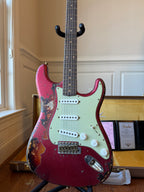 2026 Fender Custom Shop ‘61 Stratocaster SR25 Super Heavy Relic - Red Sparkle over 3 Tone Sunburst