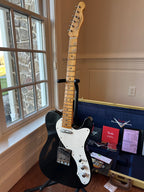 2025 Fender Custom Shop Telecaster Thinline W25-50S Journeyman - Aged Black - Image 3