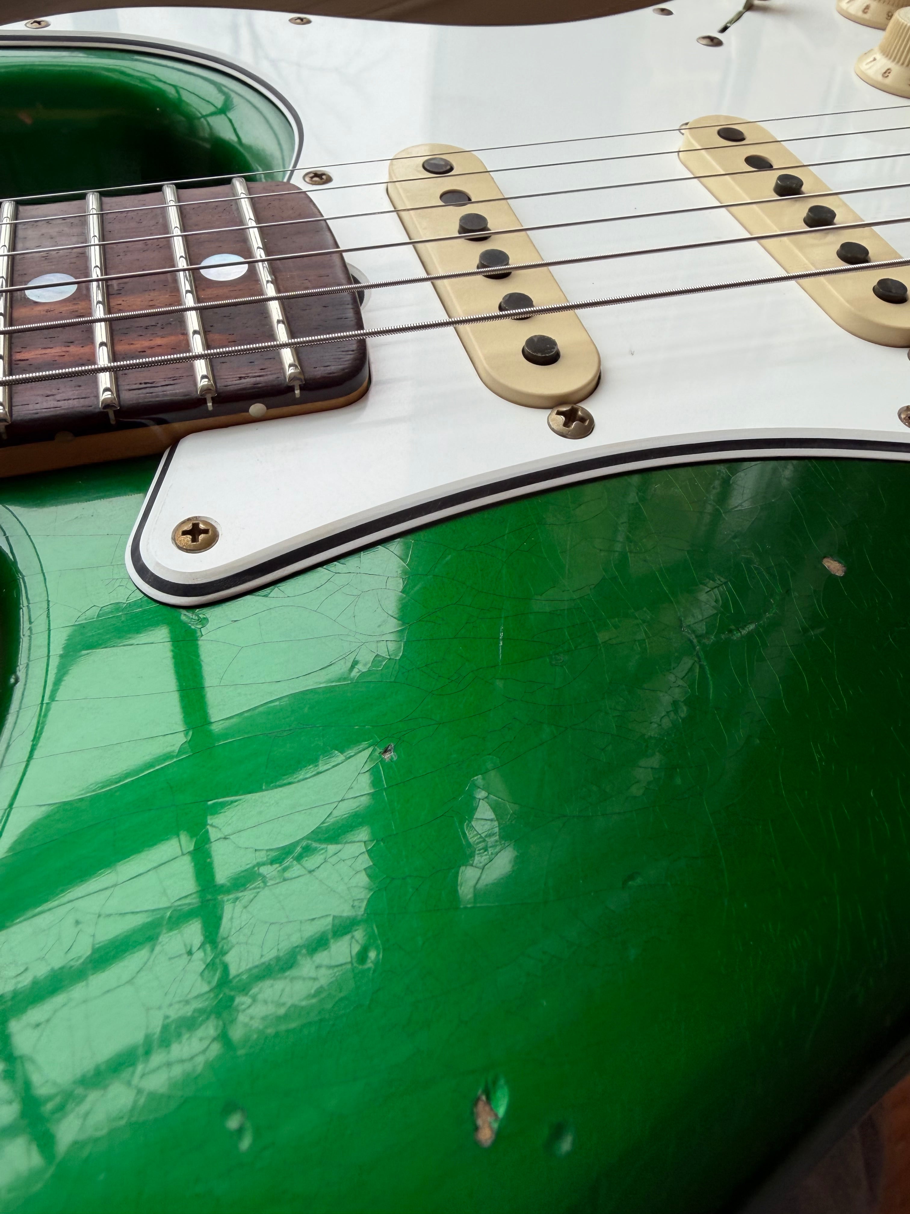 2026 Fender Custom Shop Stratocaster Pro W25 Relic - Candy Apple Green - Image 12