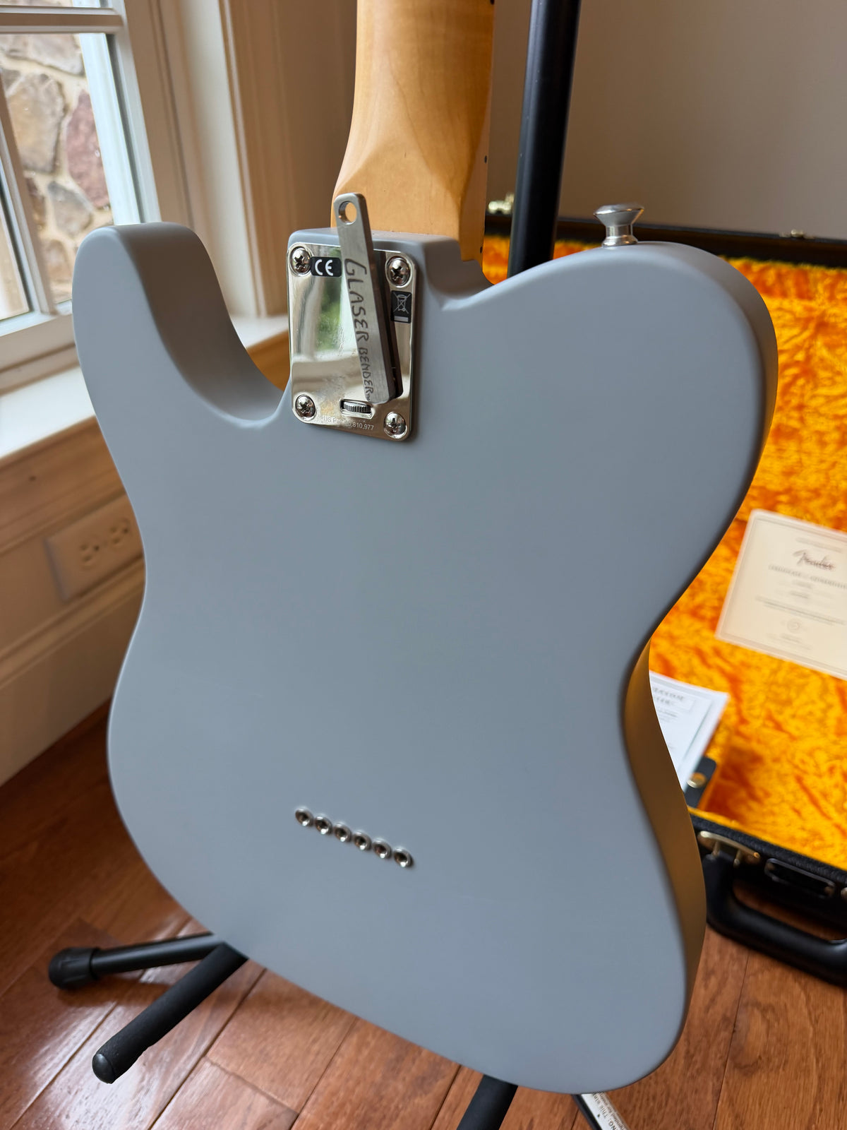 2021 Fender American Telecaster Brent Mason Signature B-Bender - Primer Gray