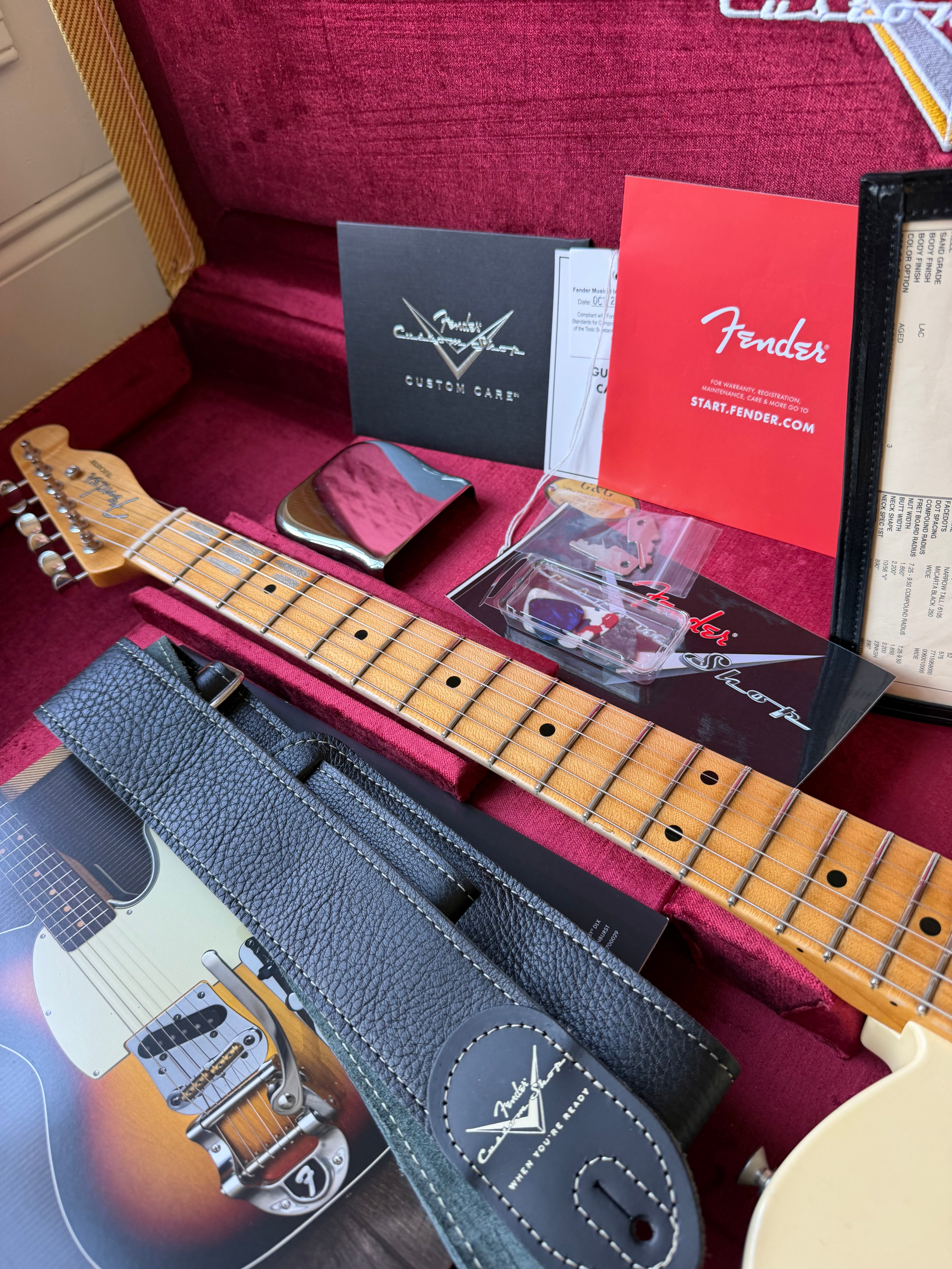 2025 Fender Custom Shop ‘55 Telecaster B5 Journeyman - Aged Desert Tan