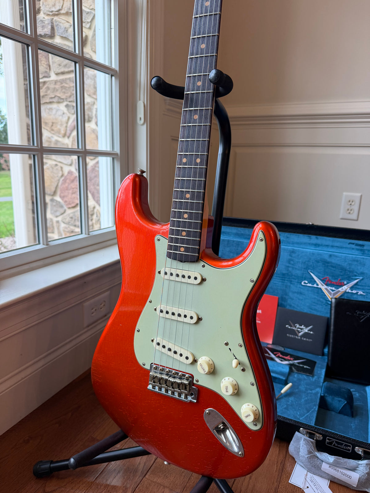 2025 Fender Custom Shop ‘64 L-Series Stratocaster Limited Journeyman - Aged Candy Tangerine