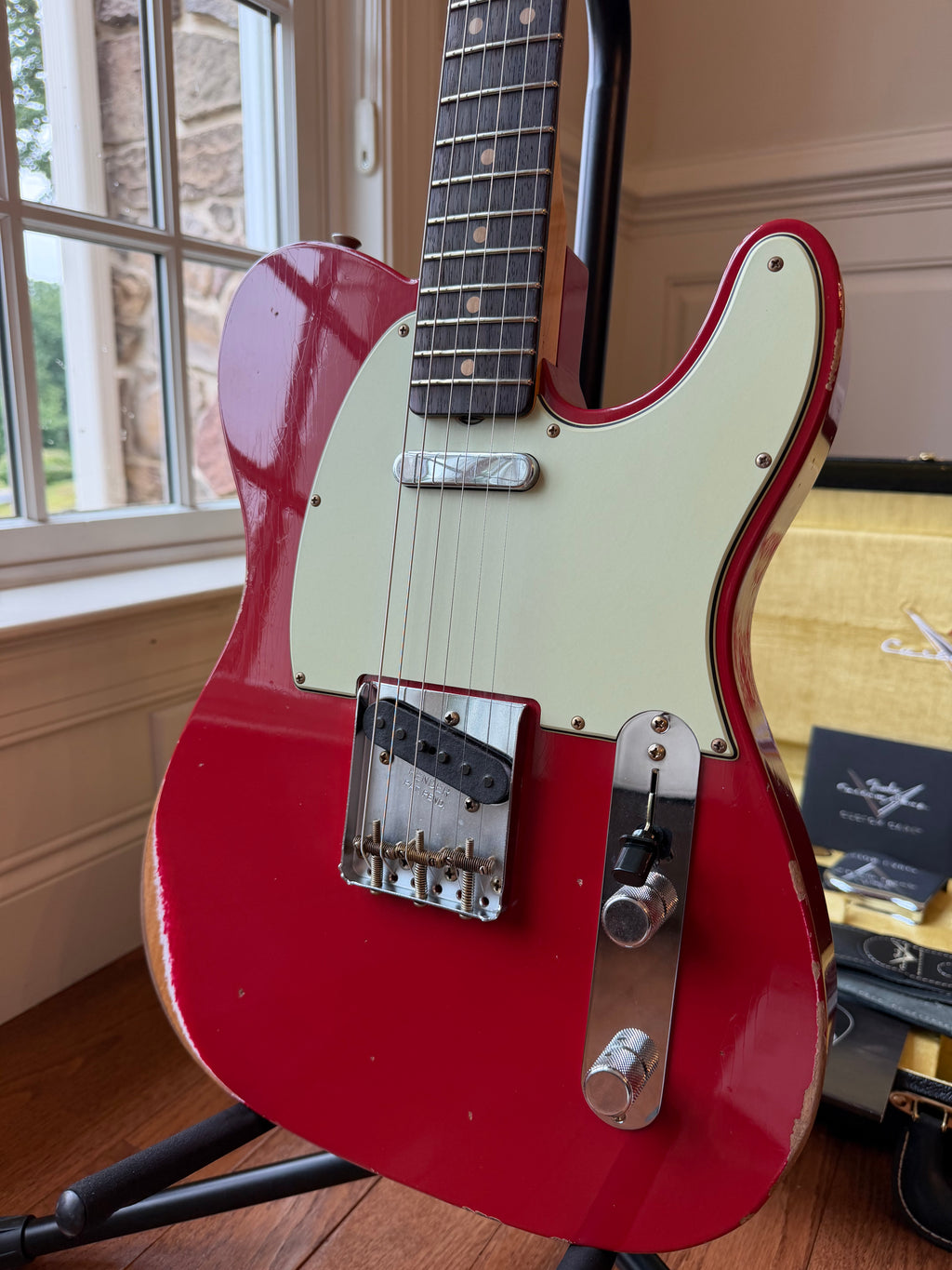 2025 Fender Custom Shop ‘63 Telecaster LR25 Relic - Dakota Red