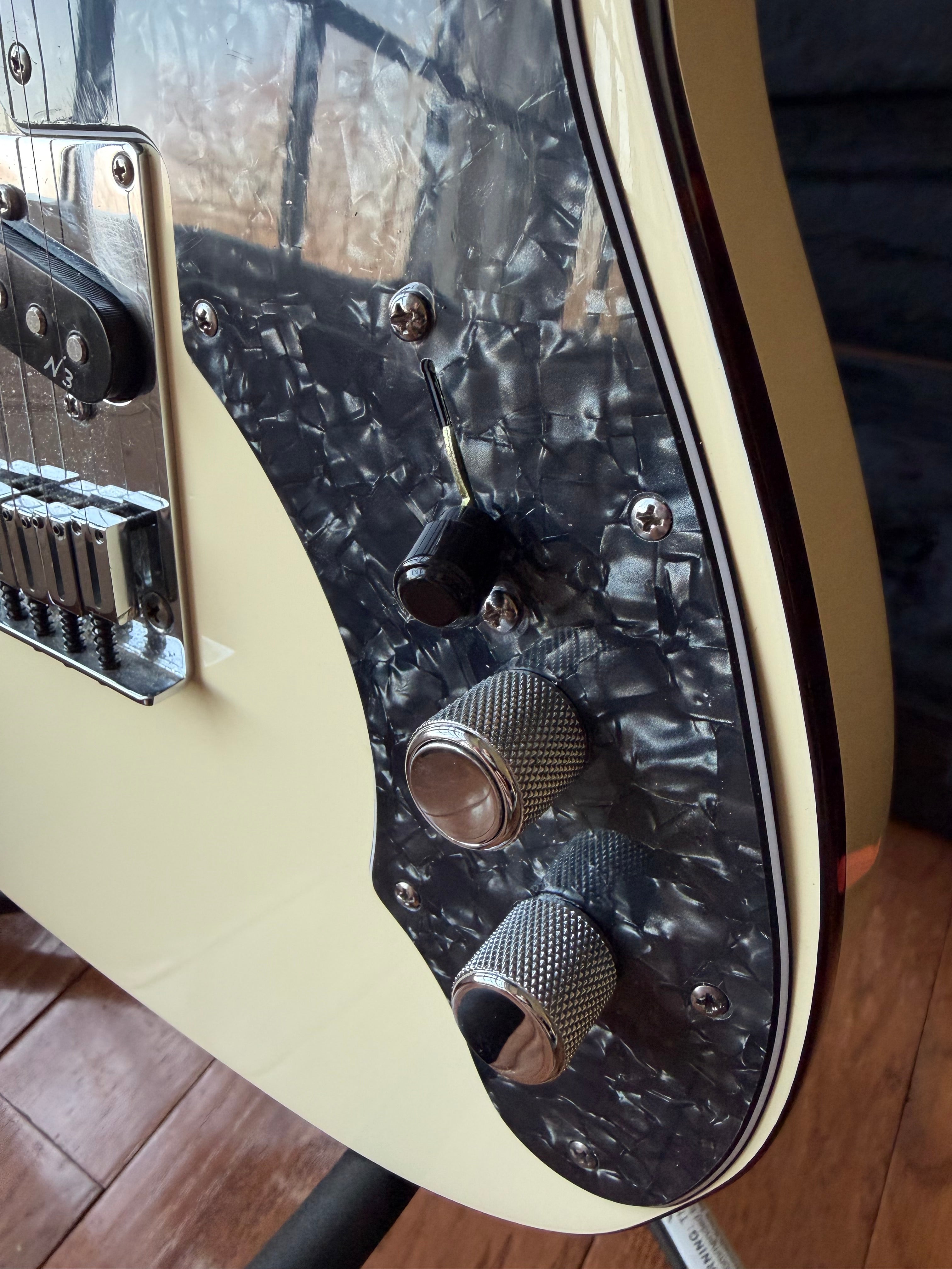 2013 Fender American Deluxe Telecaster Thinline - Olympic White - Image 7