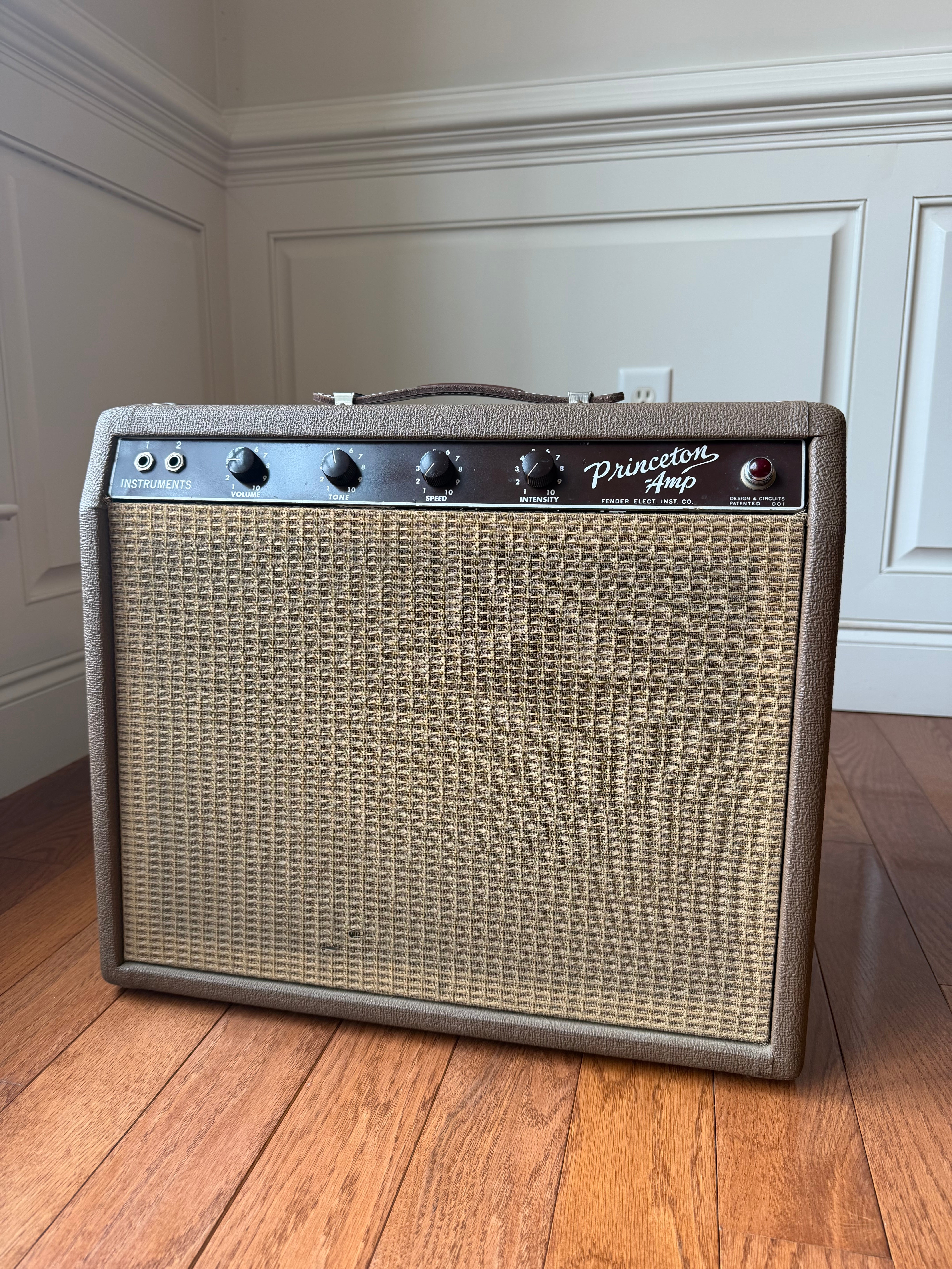 1963 Fender Princeton 6G2 Brownface Guitar Amp